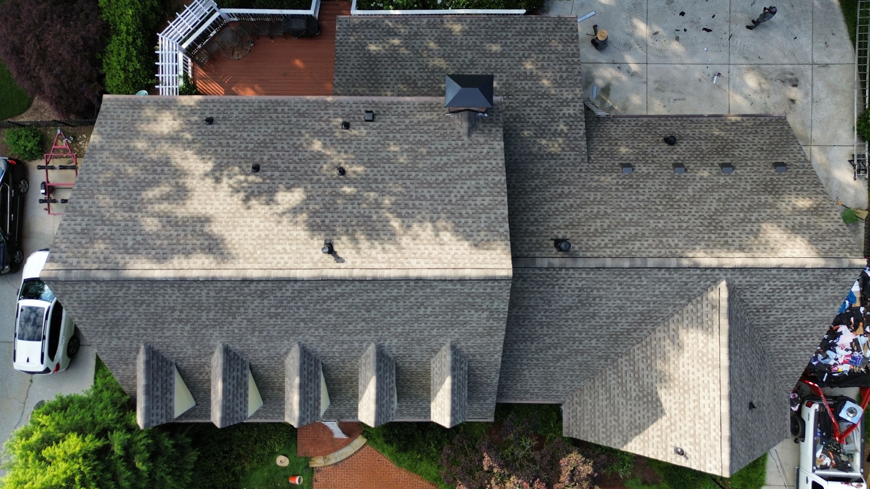 Dunwoody, GA Roof Replacement GAF Timberline HDZ Weathered Wood by Reset Roofing