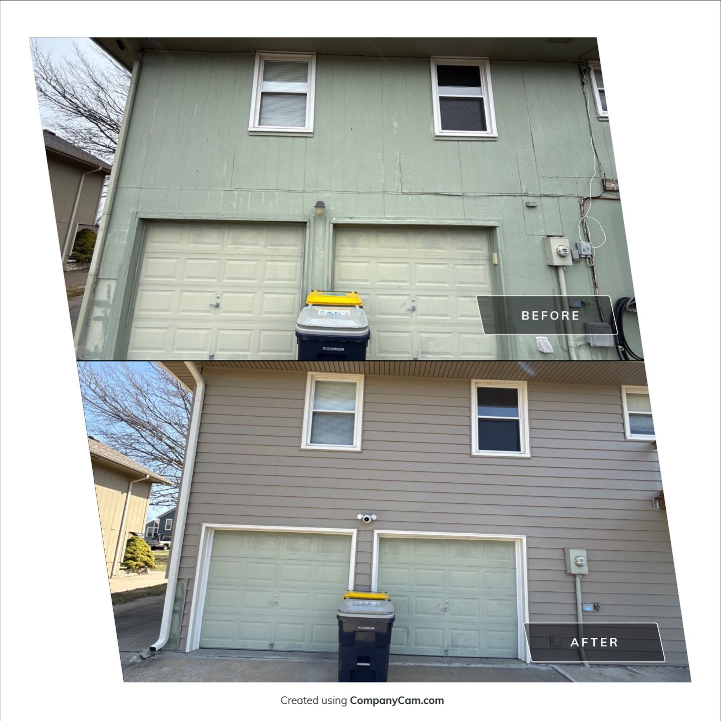 Kansas City Horizontal Vinyl Siding Installation for Split-Level Residence by EEC Windows, Siding & Roofing