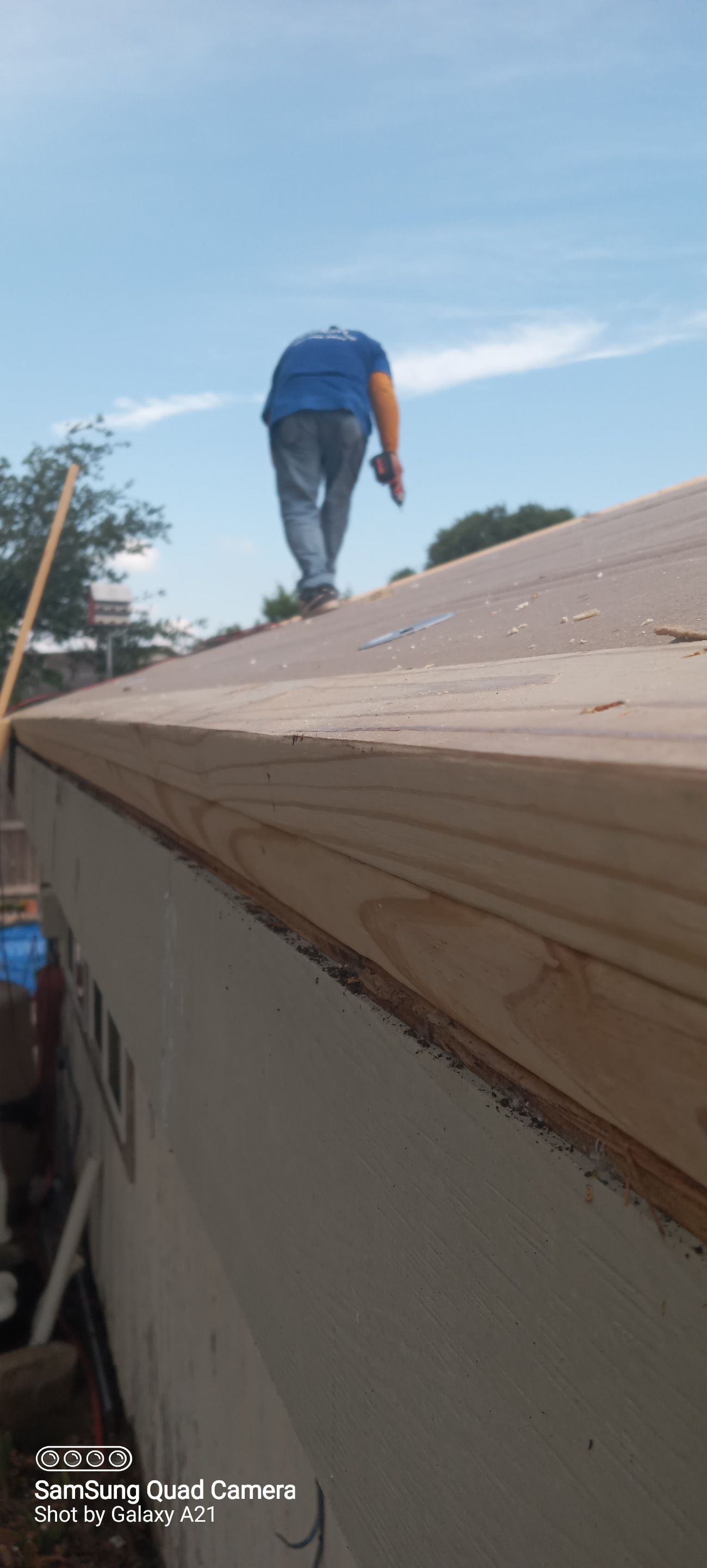 Its to Hot! Insulate this roof by Bayfront Roofing and Construction