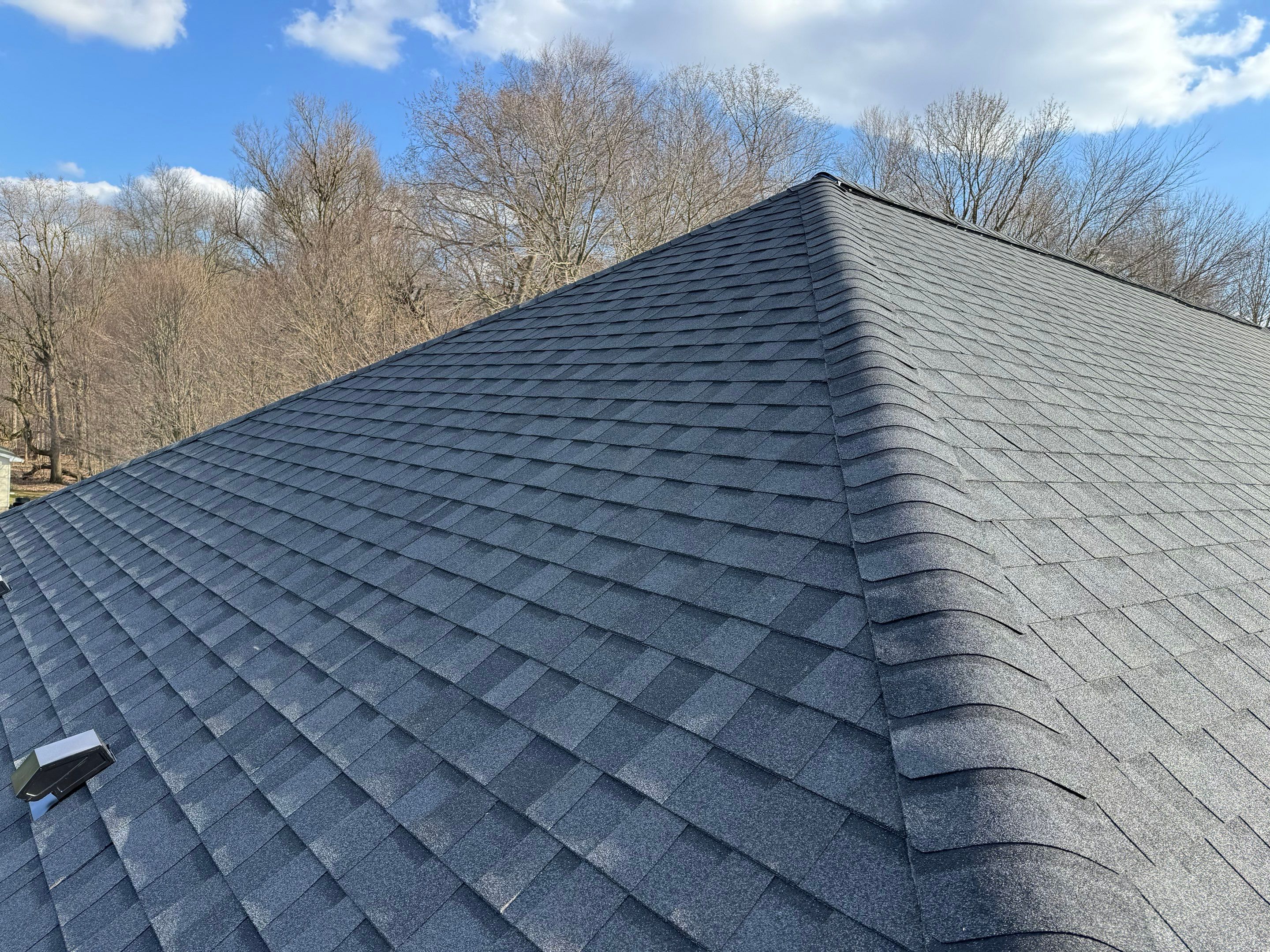 Residential Roofing Installation using Certainteed Landmark ClimateFlex by GRACCO