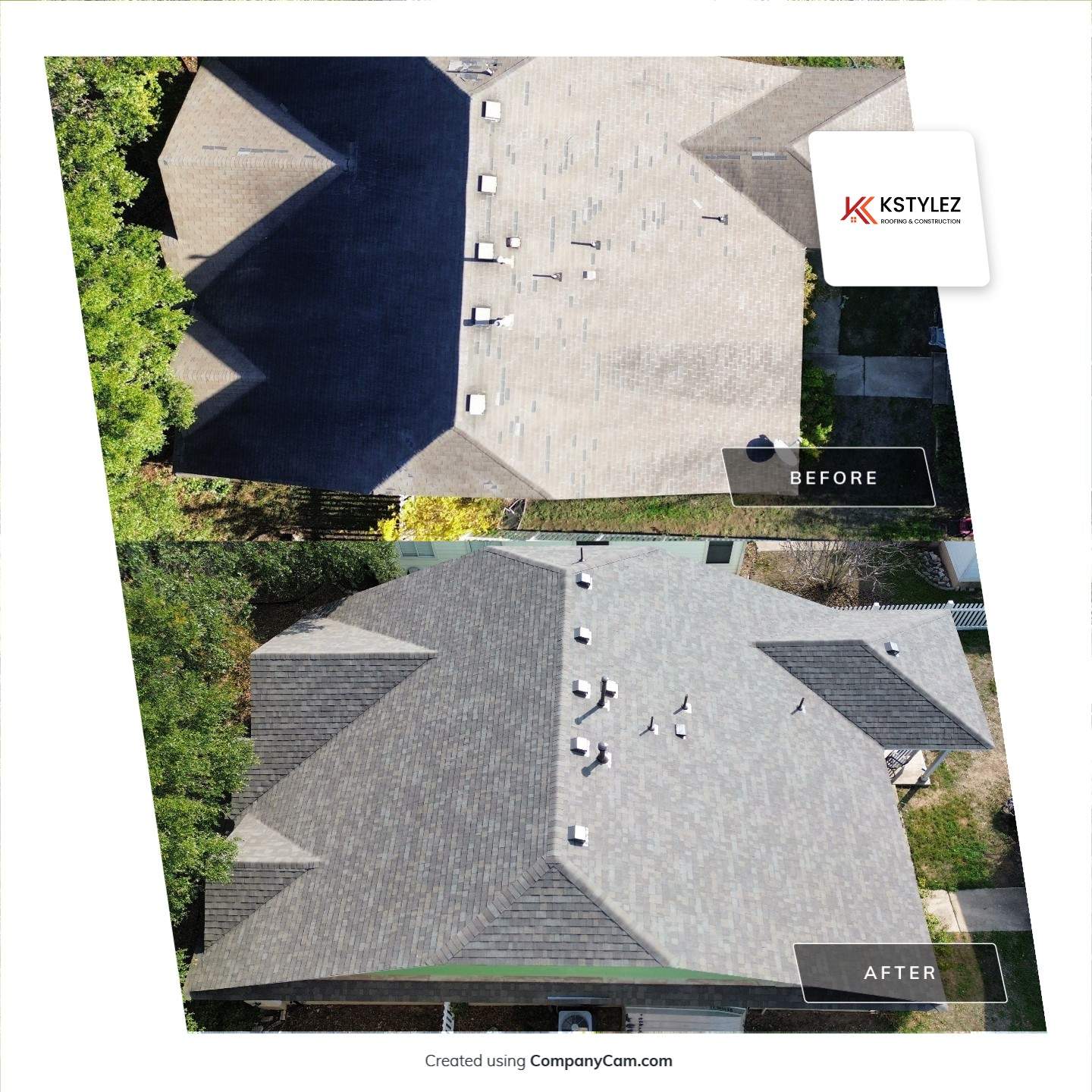Roof Replacement & Exterior Painting Project in Kyle, TX by Kstylez Roofing & Construction
