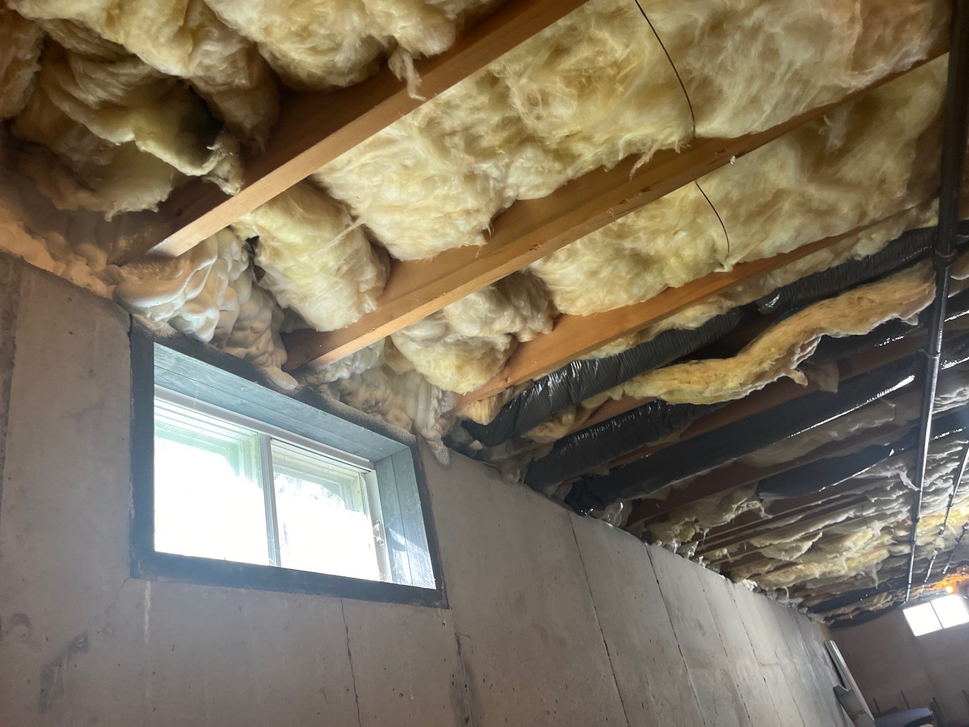 Attic Insulation using open cell spray foam by NYS Foam & Energy