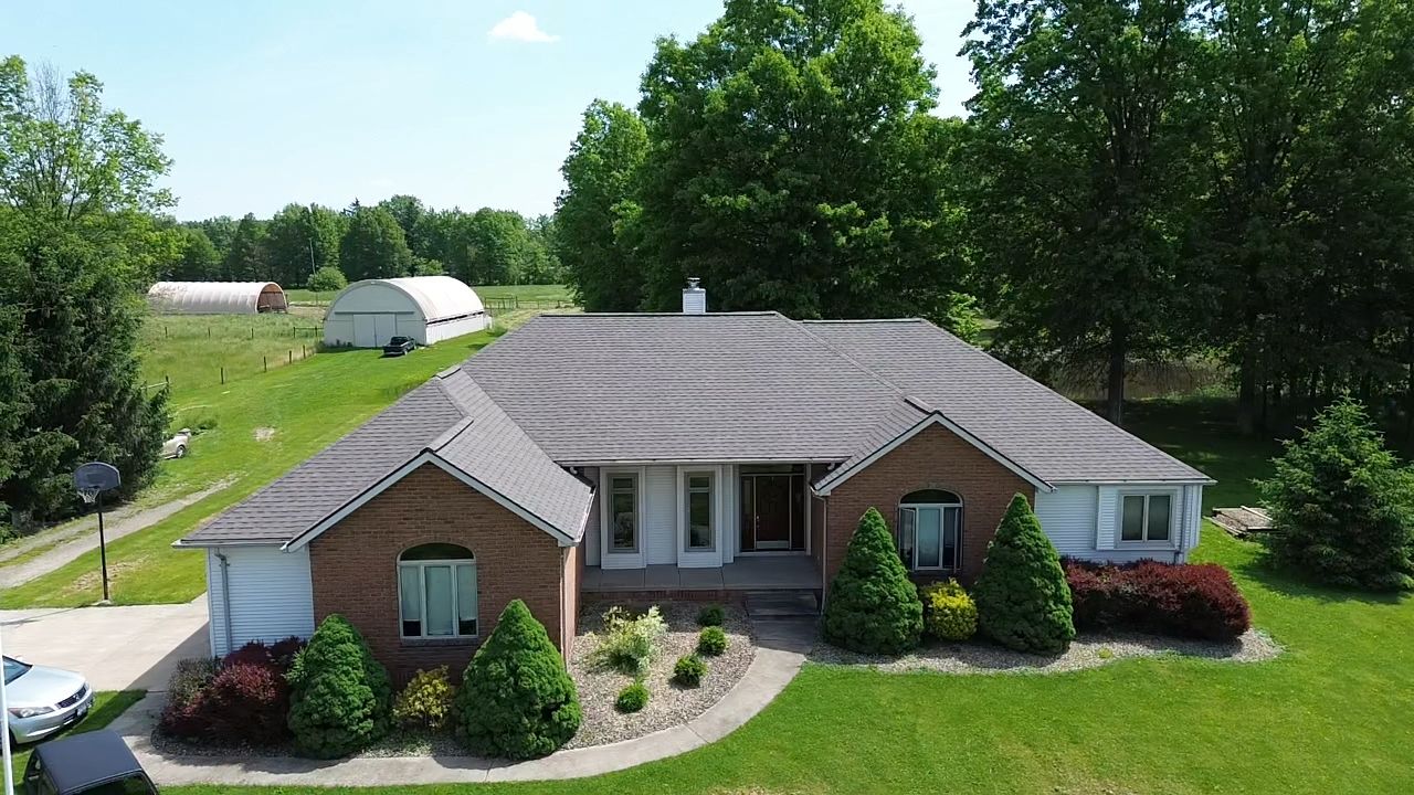 Atlas Pinnacle, Color, Weathered Wood, Drip Edge, Color, Royal Brown by Eagle Eye Roofing