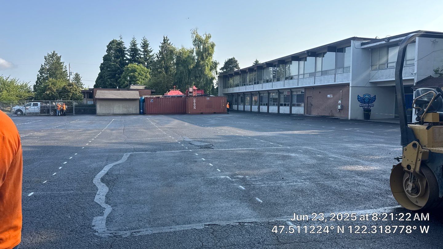 Sealcoat Parking Lot Renovation by Jireh Asphalt & Concrete Inc 