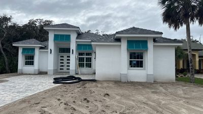 Bahama Shutters in Turquoise Blue 
