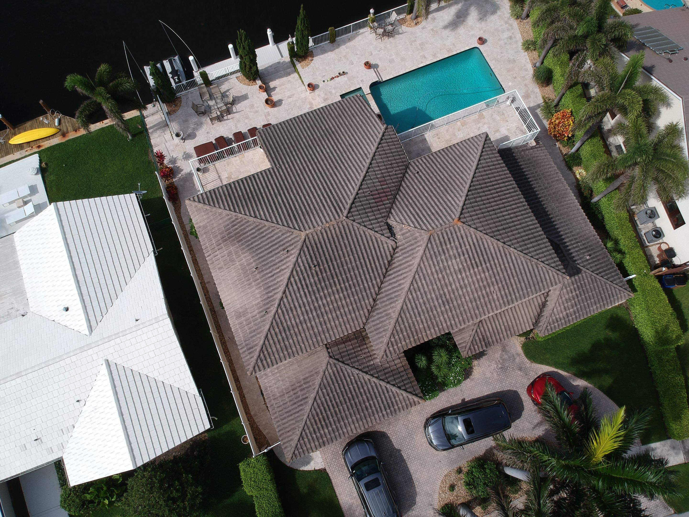 Residential Roofing Installation using Saxony 900 Slate by BLUES BROTHERS ROOFING