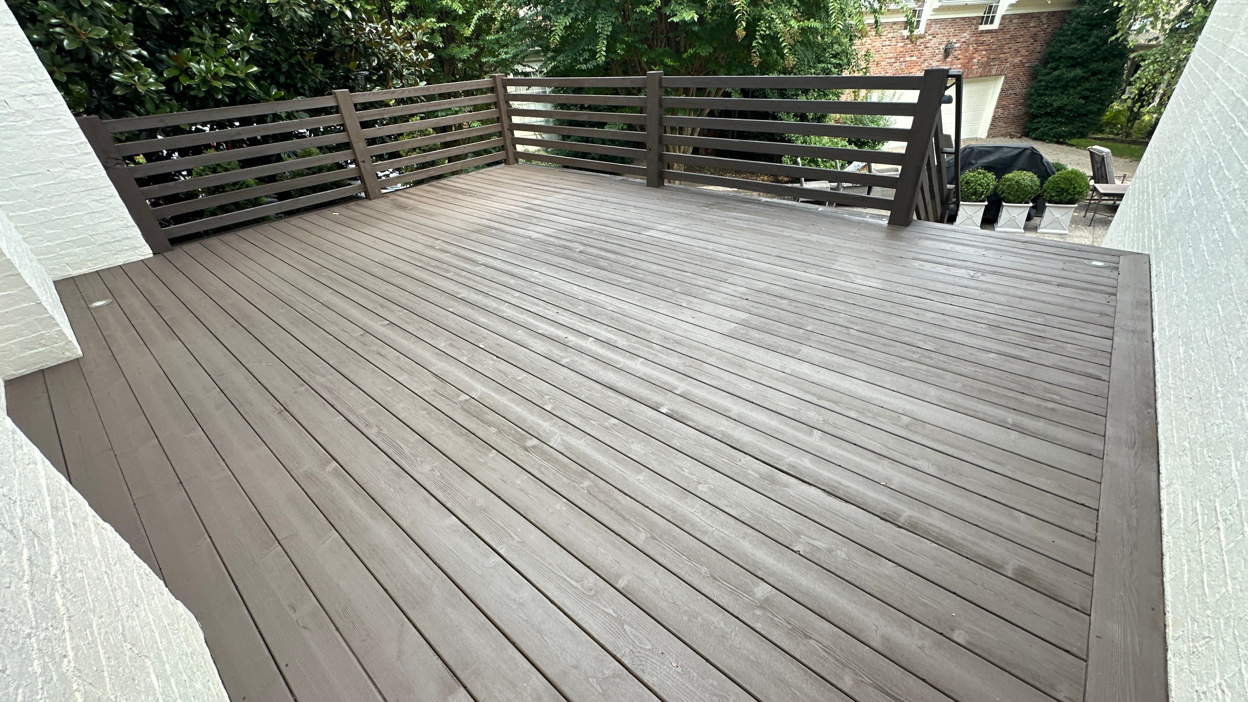Deck Staining in Nashville by Music City Improvements