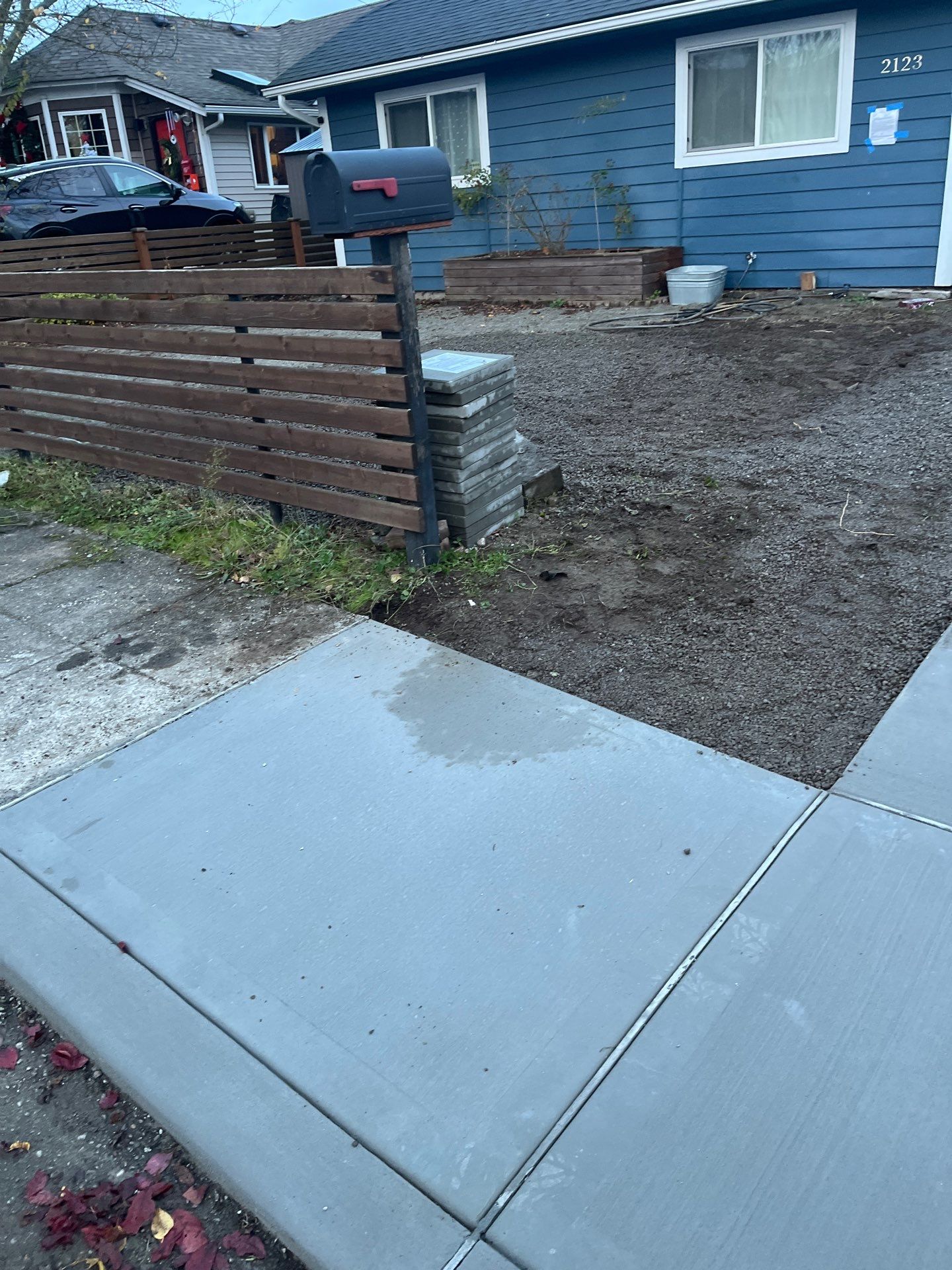 Concrete Driveway & Landscaping Project | Everett by Jireh Asphalt & Concrete Inc 