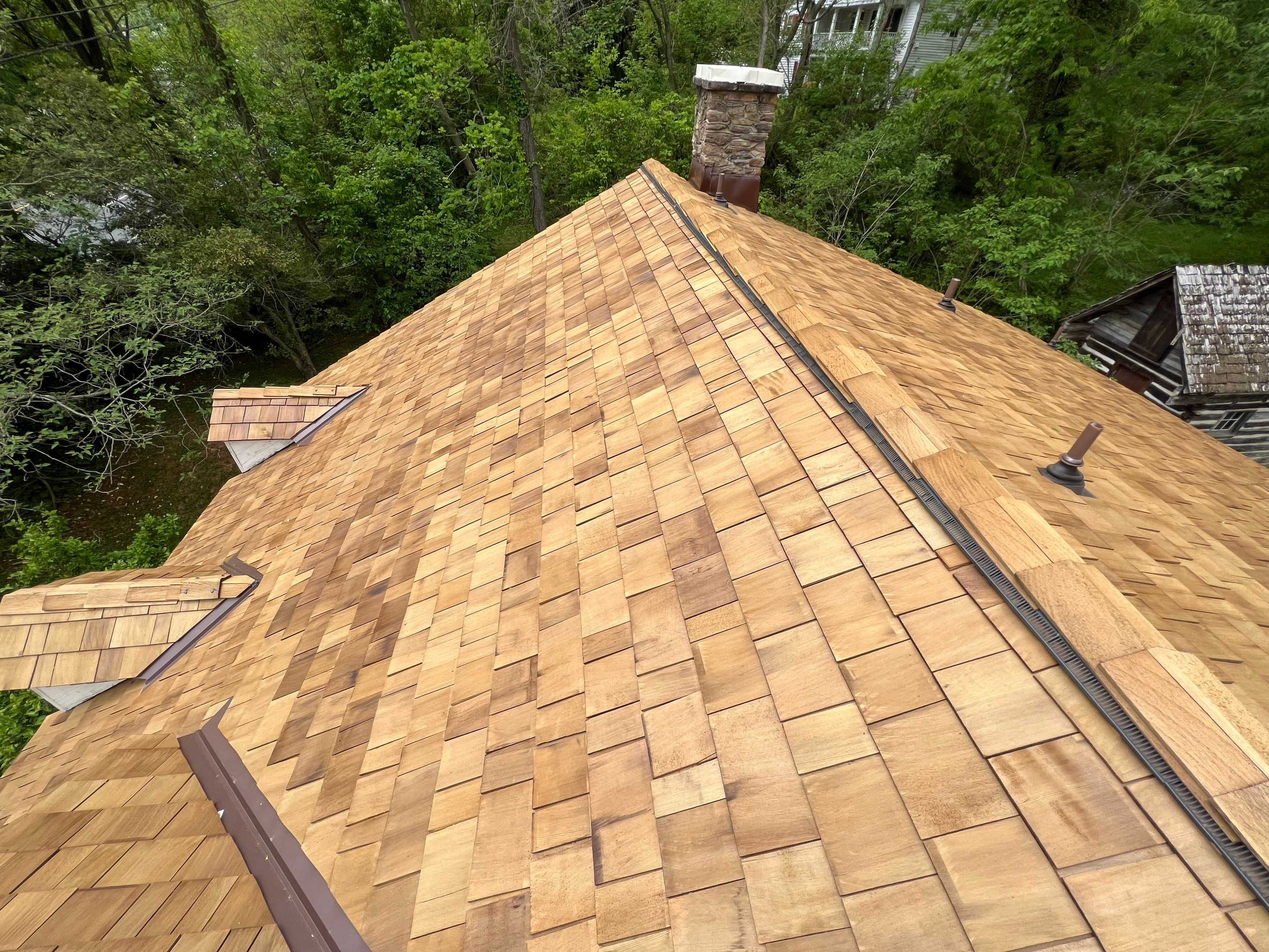 Gainesville Historic Structure: Western Red Cedar #1 Perfection G&R CCA Cedar Shakes by RM Banning, Inc.