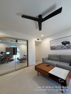 Modern Ceiling Fan and Recessed Lighting Installation in Phoenix