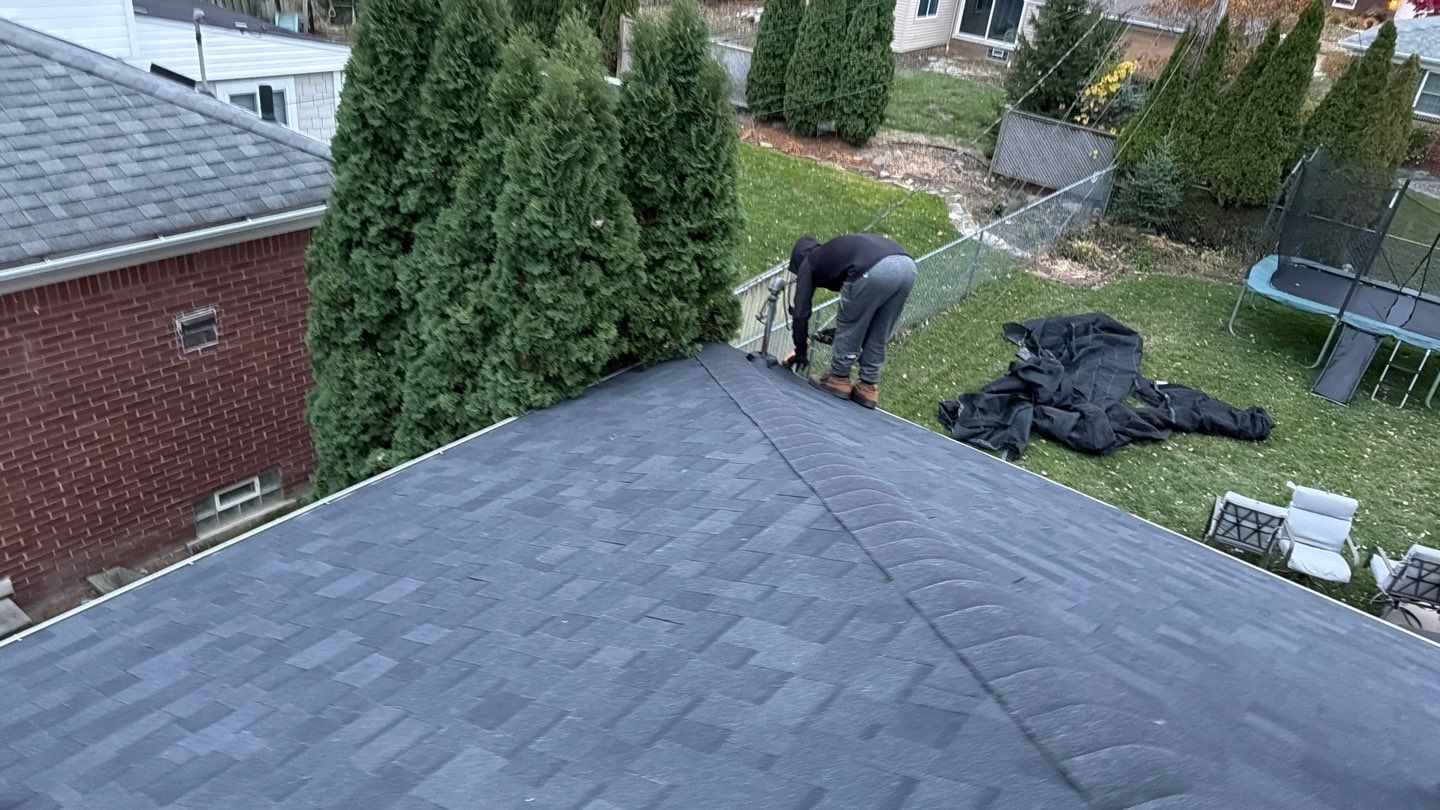 Roof Replacement using Owens Corning Onyx Black by 180 Contractors