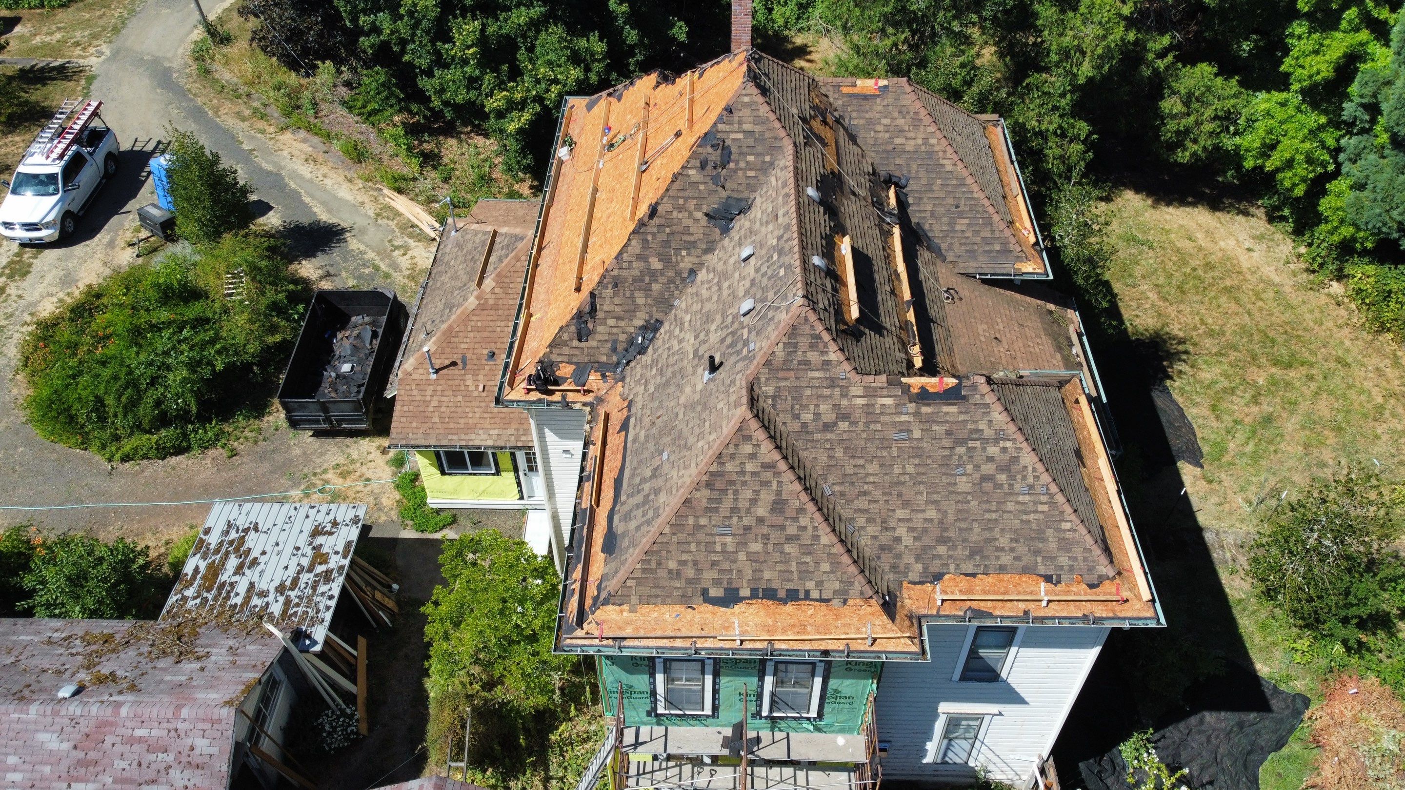 Residential Roofing Installation using Malarkey Vista AR Shingles by Orezona Building & Roofing Company, Inc.