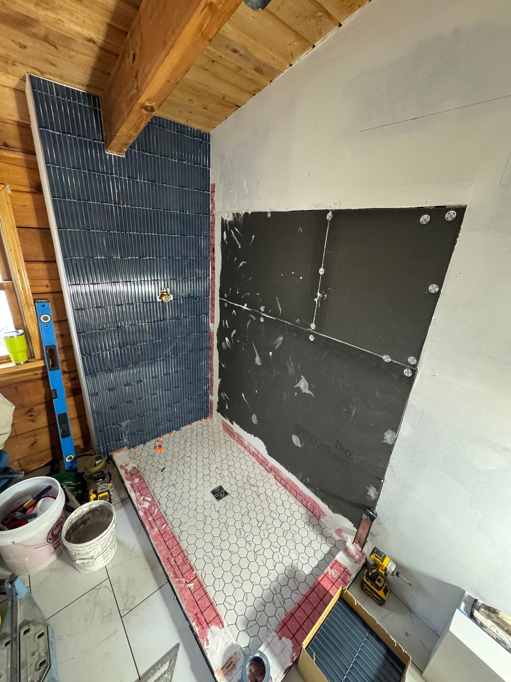 Brandt Double Bathroom Remodel by Integrity Tile and Home LLC