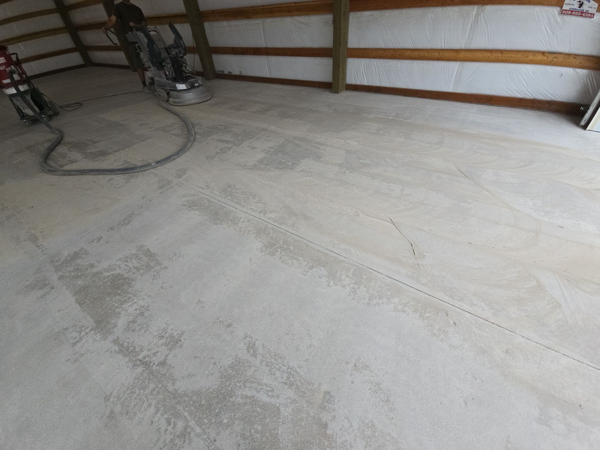Shop Transformation using Travertine by Croc Coatings, LLC