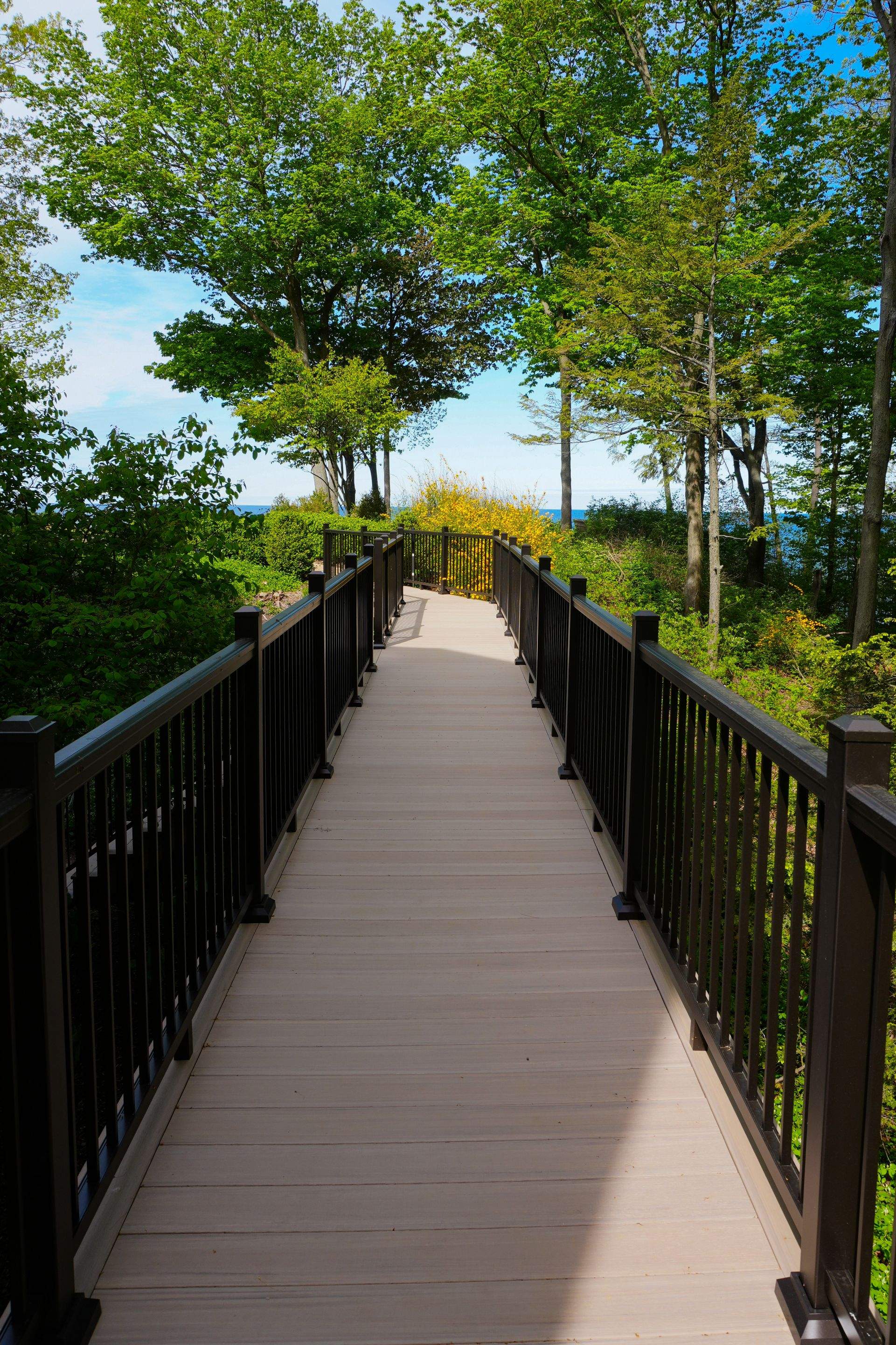 Custom Multi-Level Deck in Grand Haven by Cutting Edge Homes