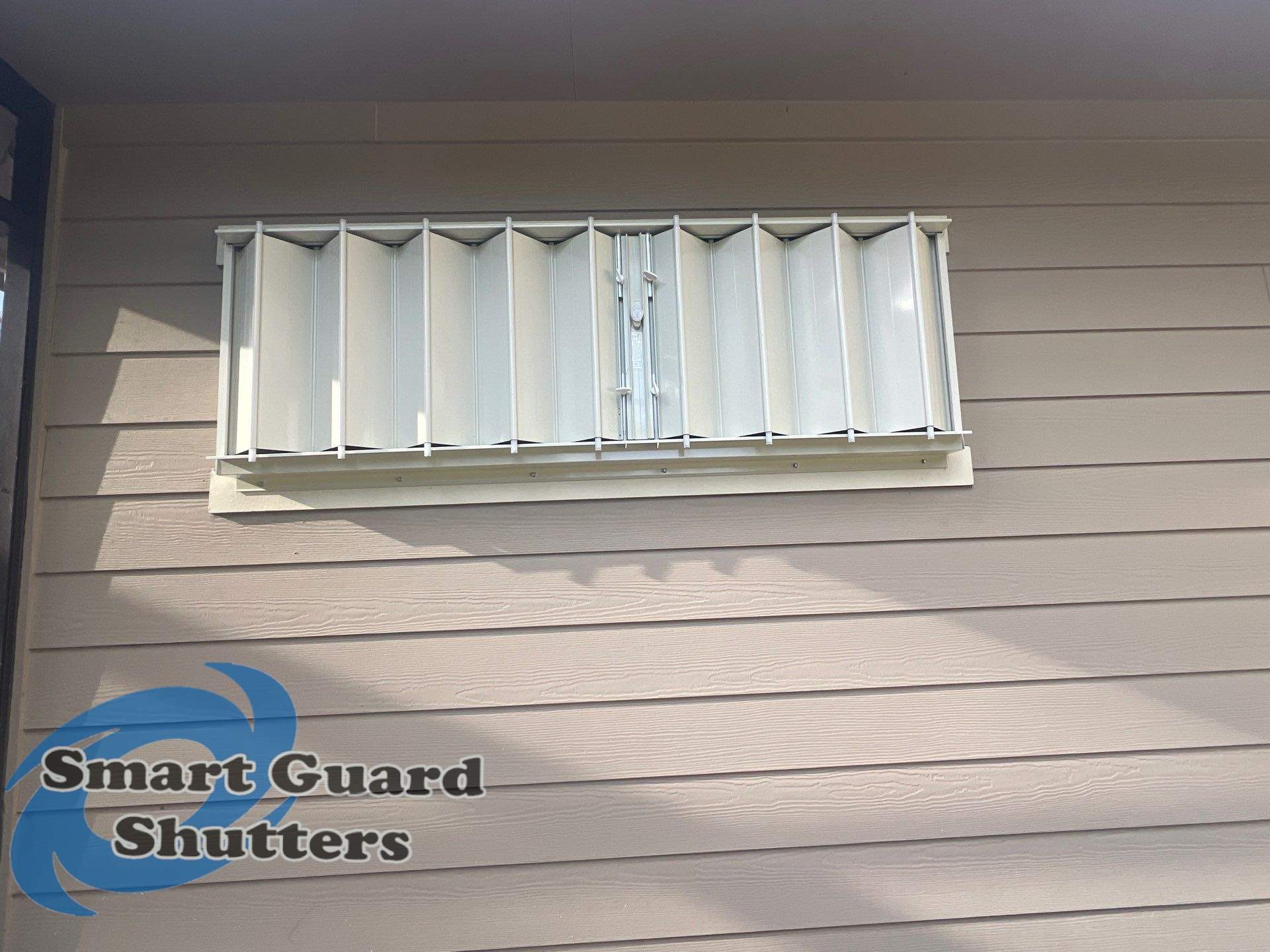 Hurricane Protection in Ivory by Smart Guard Shutters