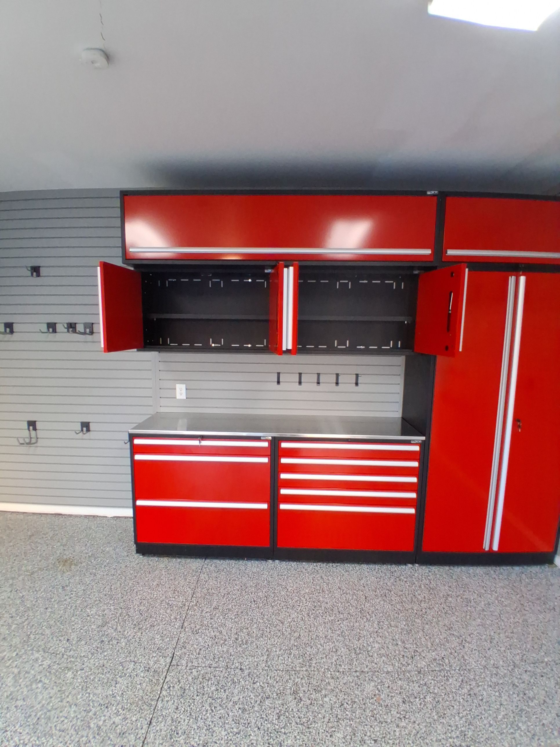 Garage Coating & Storage in South Bend! by Innovative Spaces / Innovative Concrete Coatings