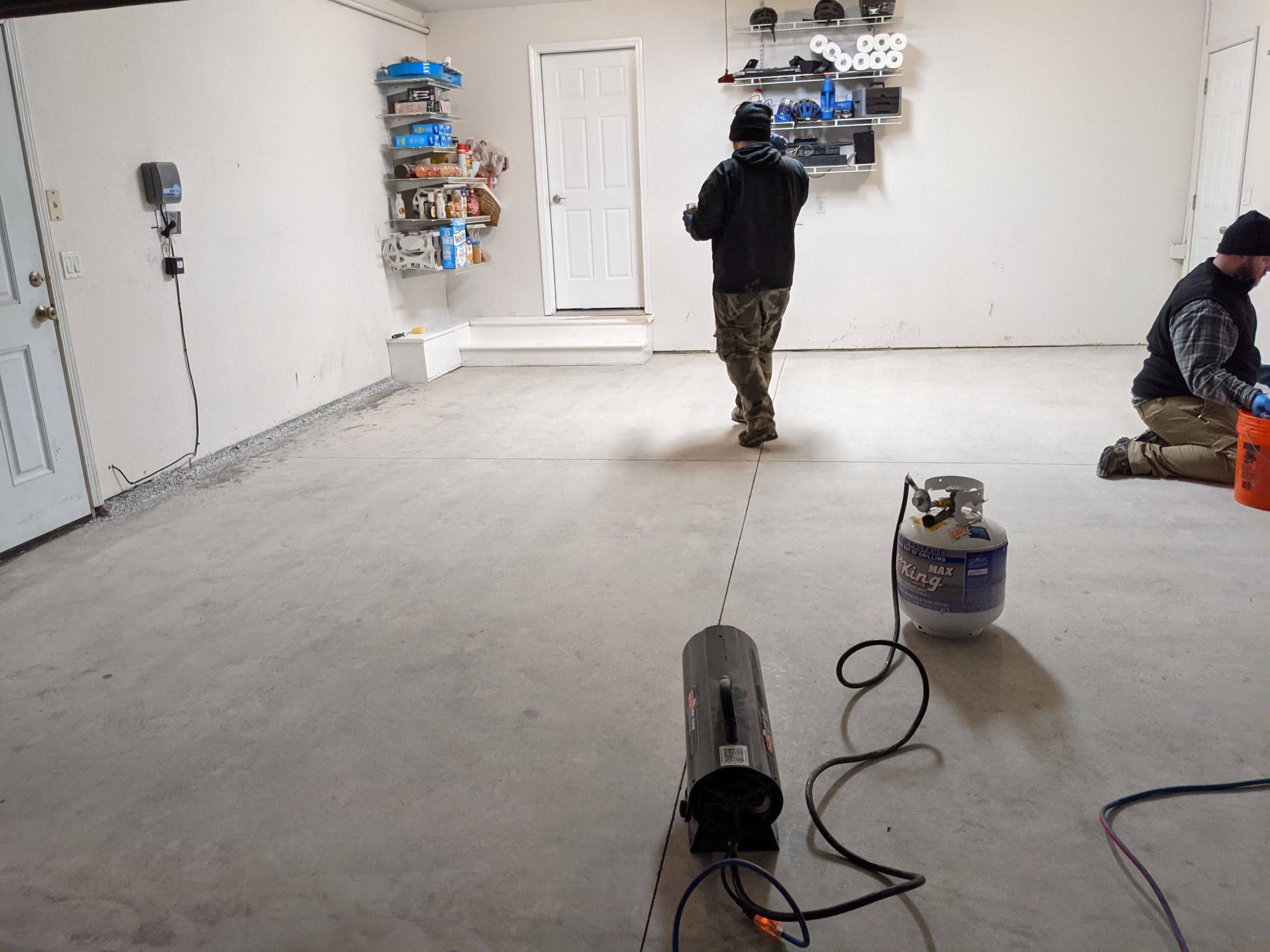Garage Transformation using Tidal Wave by Croc Coatings, LLC