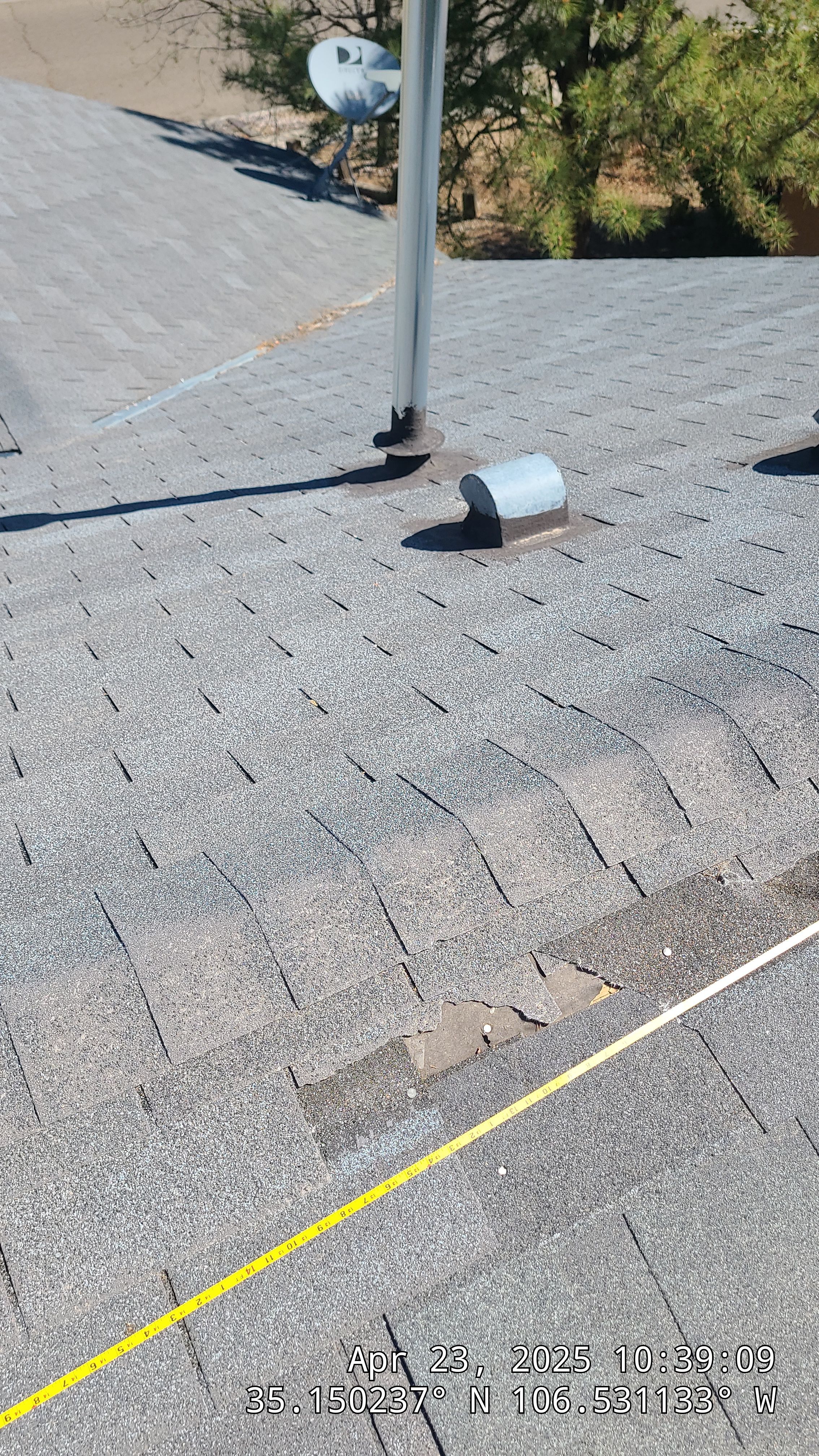 Owens Corning Estate Grey Duration shingle replacement in Albuquerque's Northeast Heights by Doyle Roof Masters Inc