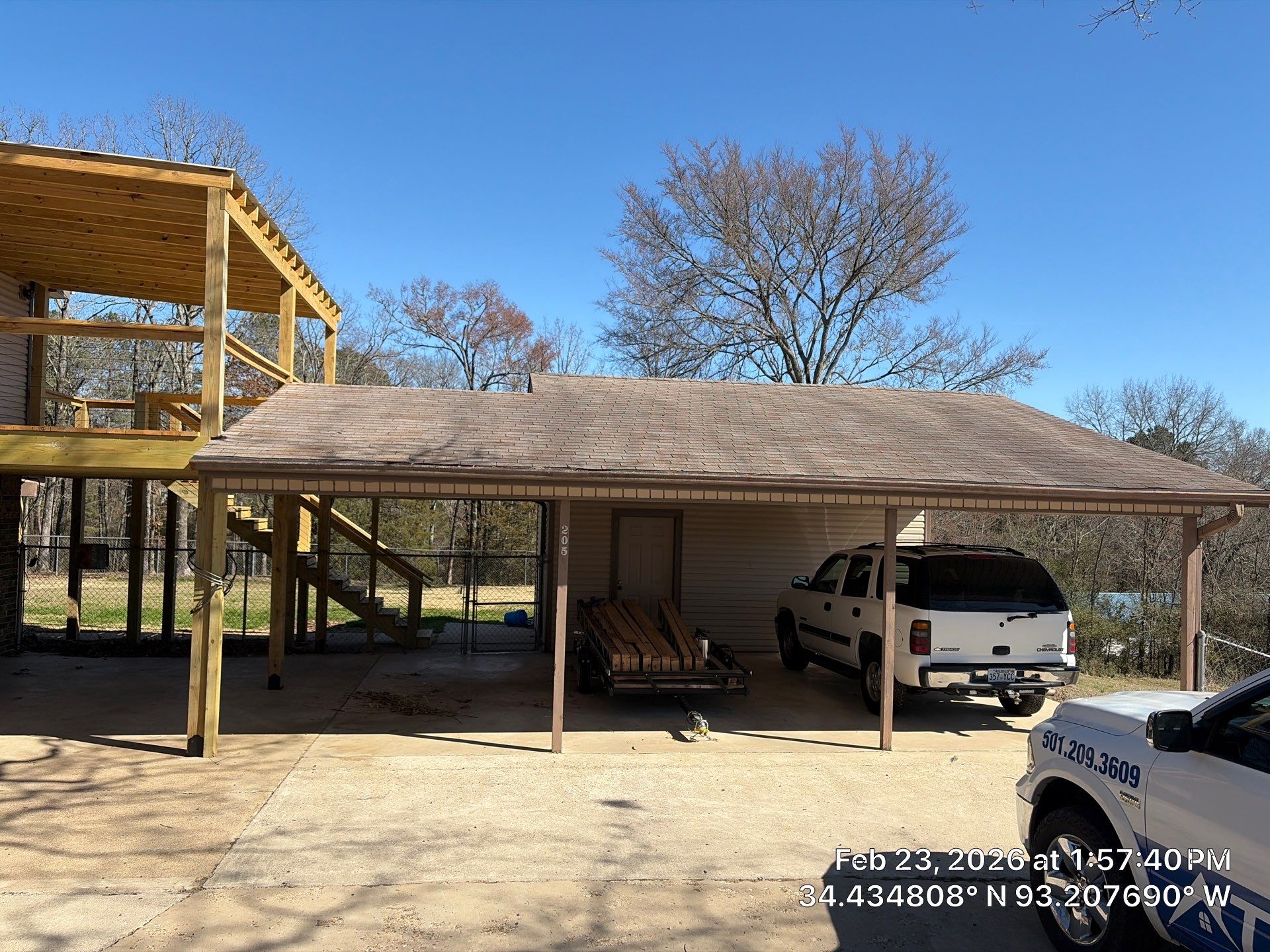GAF Timberline UHDZ Shingle Roof Replacement and Decking Repair in Pearcy by Temple Roofing and Exteriors