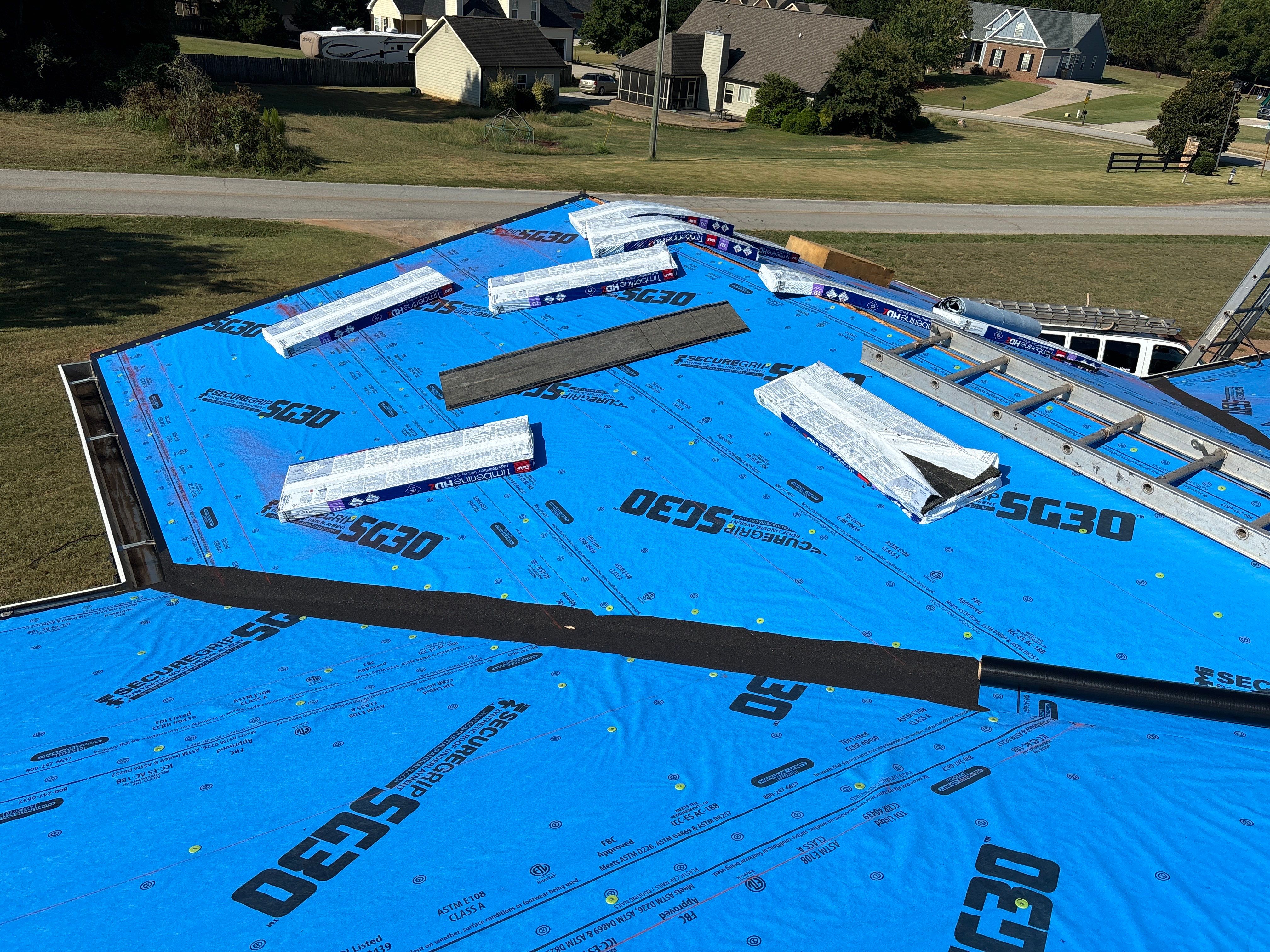 Half roof replacement  by Deerfield Roofing LLC