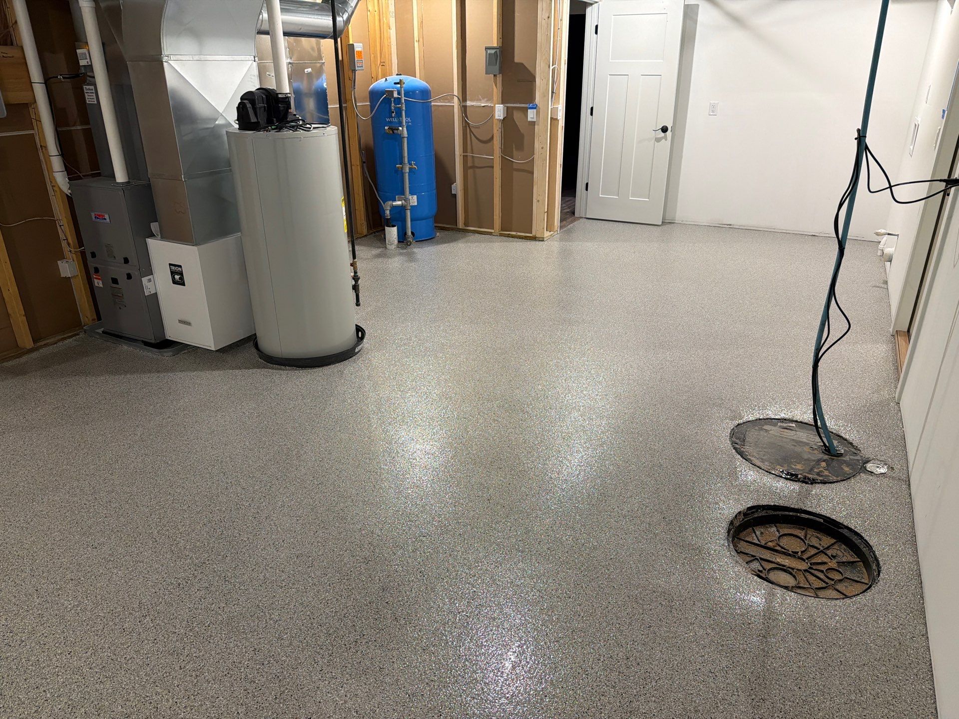 Garage & Basement Epoxy Floor Coating | Whitehall, Michigan by Gordon Painting