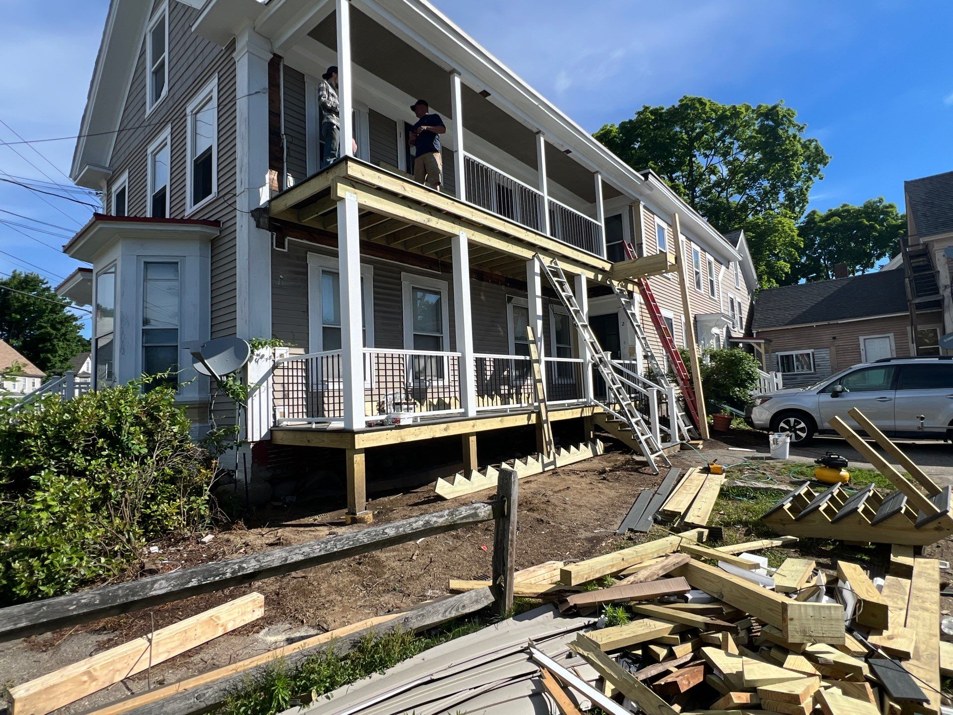 Rochester, NH Deck Rehab by Tall pine roofing
