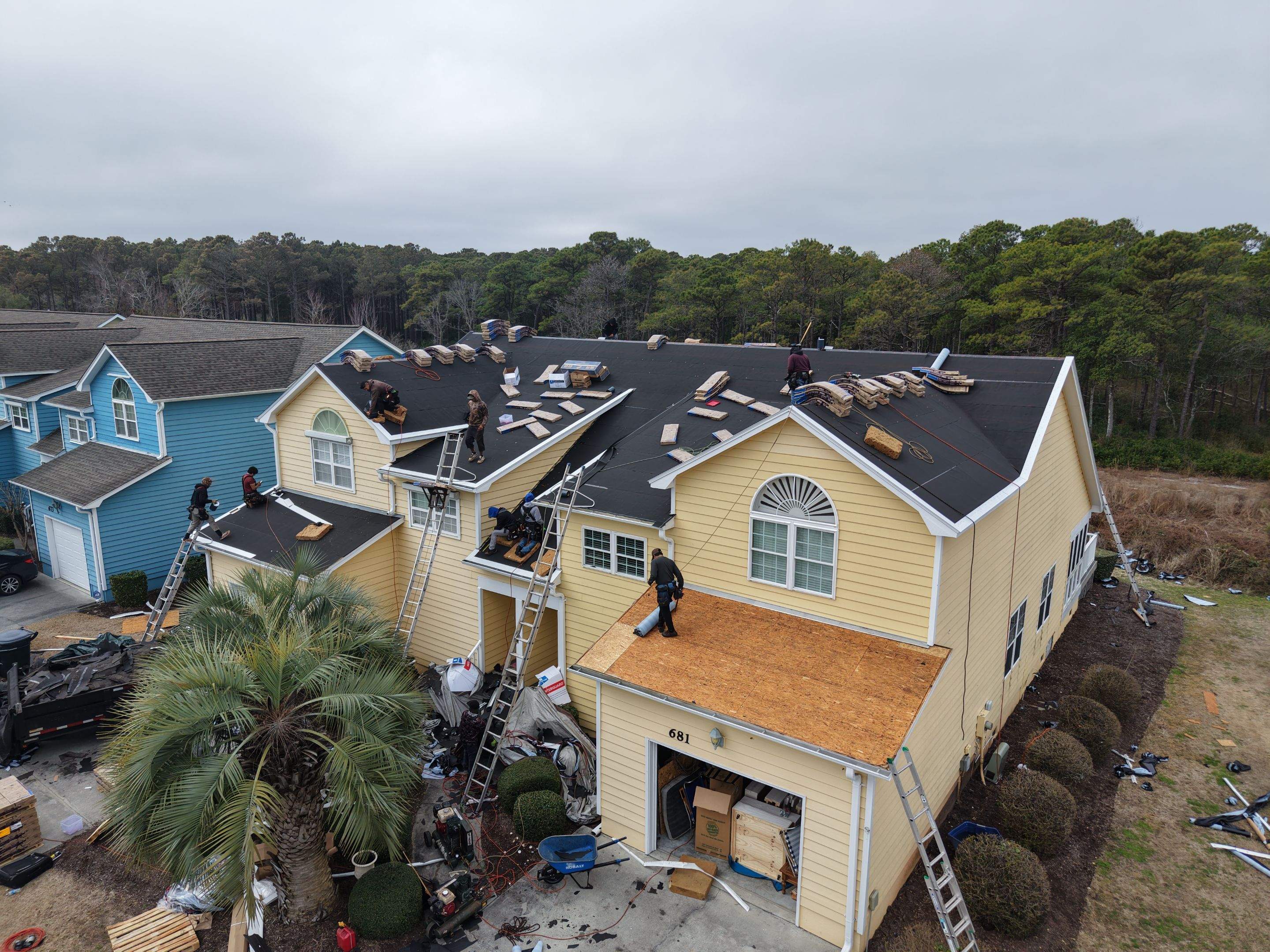 Kure Beach FORTIFIED Roof Replacement with Weathered Wood Landmark PRO Shingles by RGR Construction and Roofing, LLC