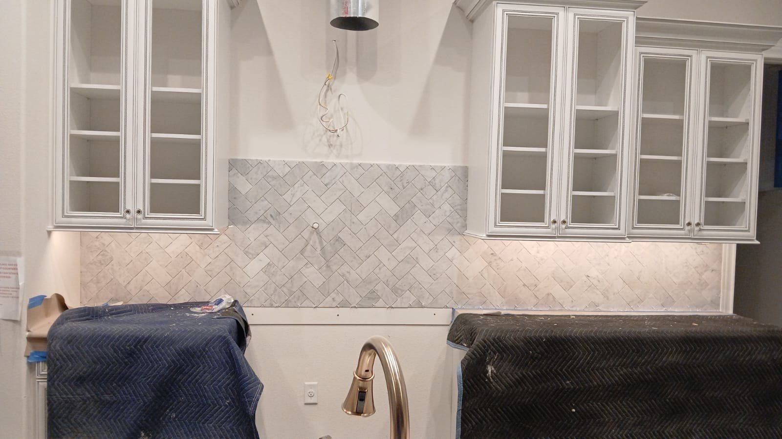 Kitchen and Bathroom Remodel Featuring Custom Stone and Tile in Mico by Mena stone surfaces