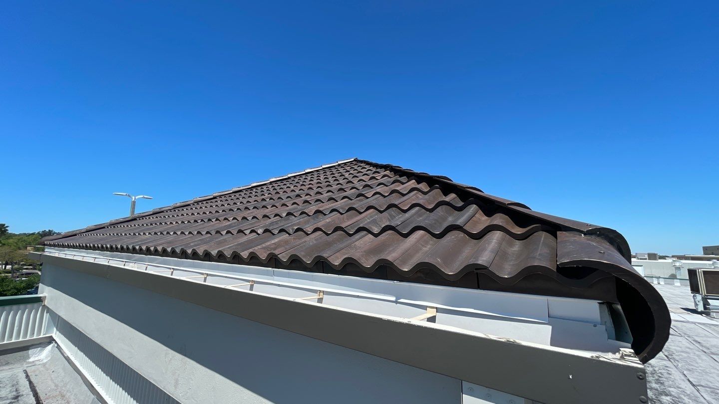 Commercial Install Brava Spanish Tile in Venice Florida by International Roofing