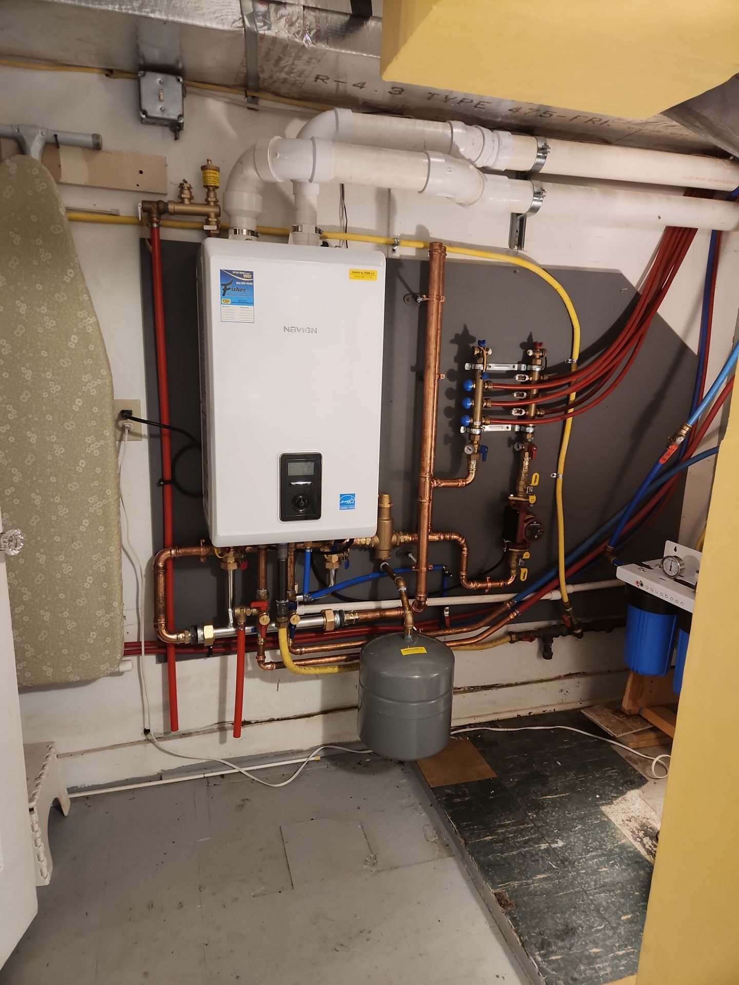 Boiler replacement  by Fisher Plumbing
