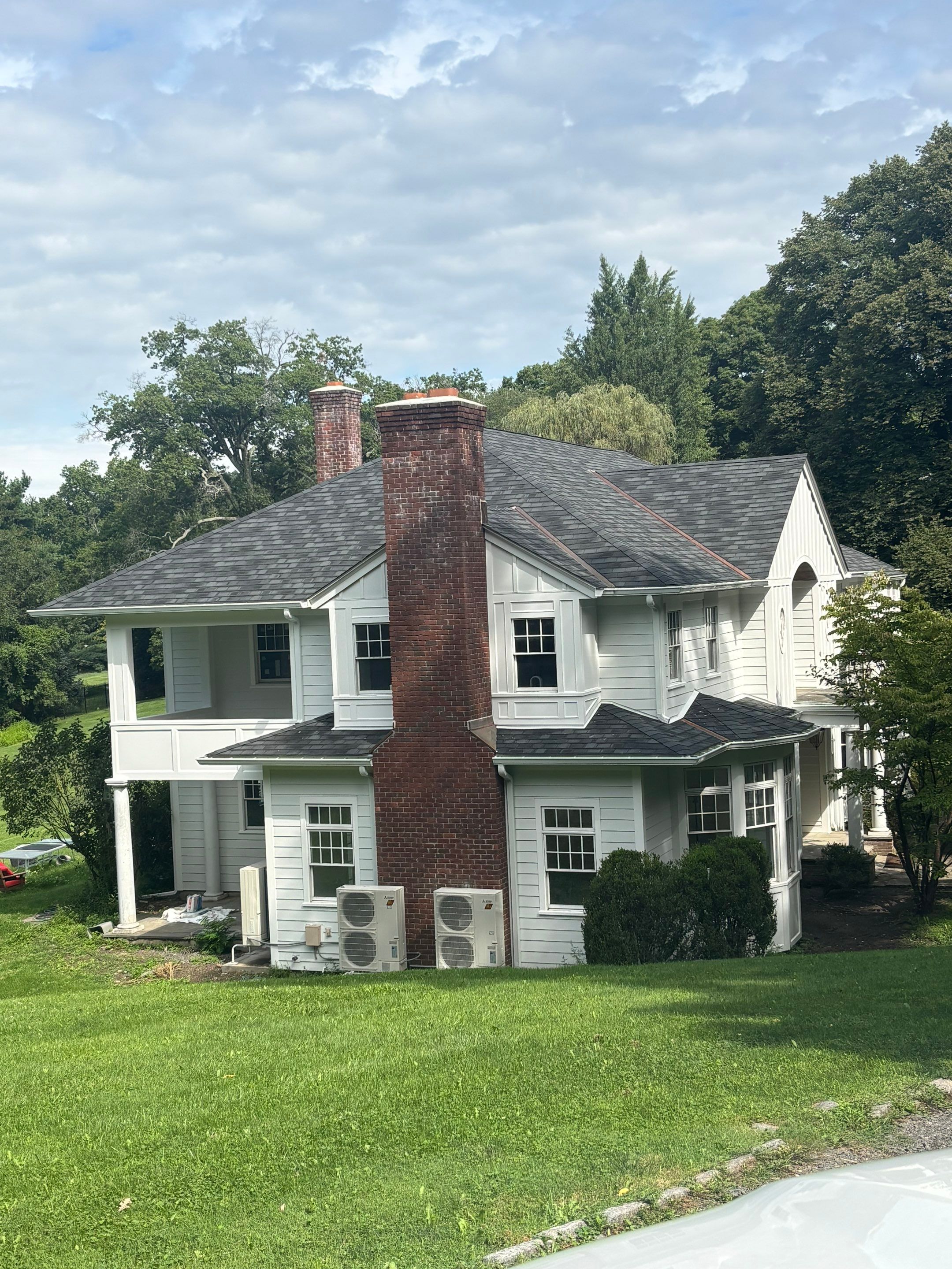James Hardie Lap and Board & Batten Colonial in Briarcliff Manor, NY by Ideal Siding - Westchester