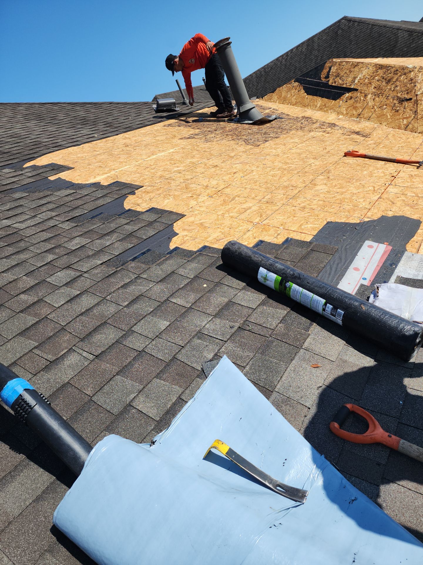 Residential Roofing Repair using Owen's Corning Duration (Lifetime) Shingles by Roof Repair Company