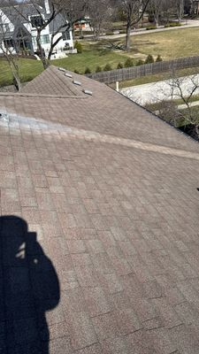 Turtle Shell gutter protection installation in Wheaton, IL 60189, photograph 14