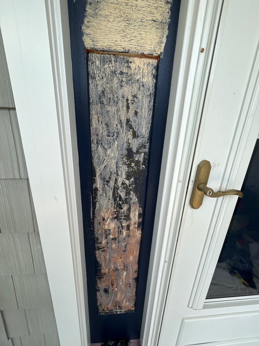 Craftsman Entry Door Restoration and Painting in Ocean City by FreshCoat Works LLC
