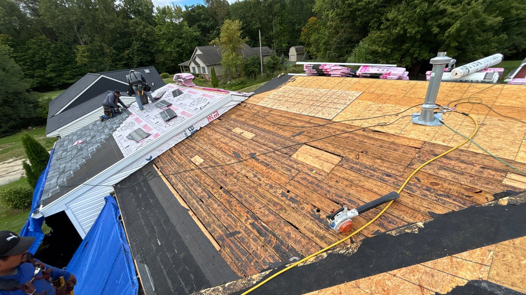 Roof Replacement using Owens Corning Slatestone Gray by 180 Contractors