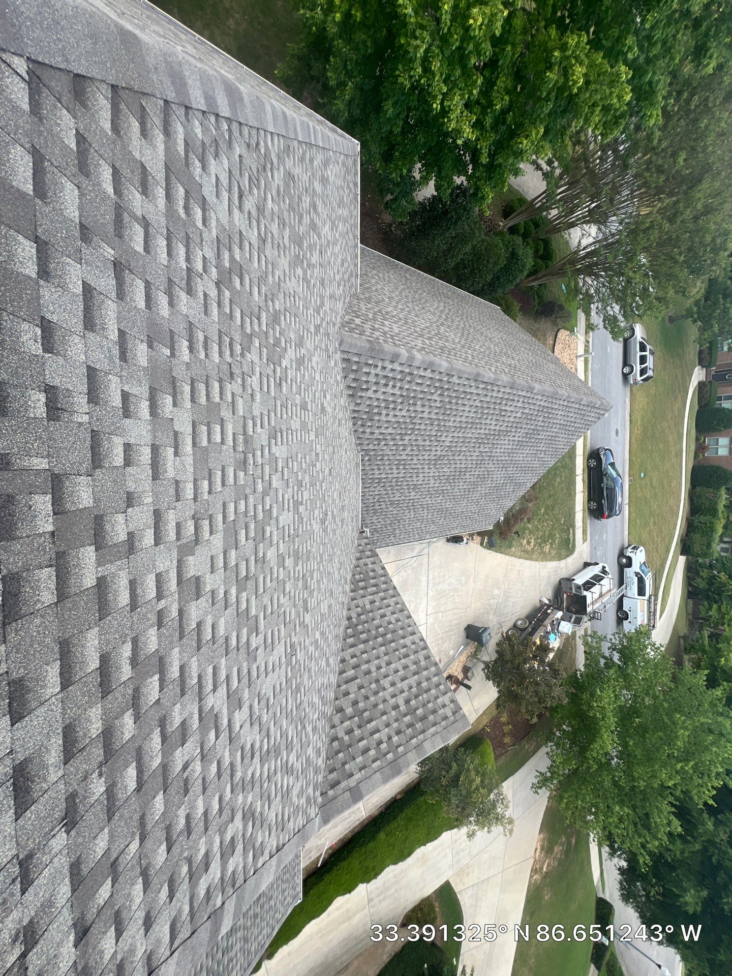 Shingle/Gutter Replacement in Hoover (Weatherwood) by The Roofing Dudes