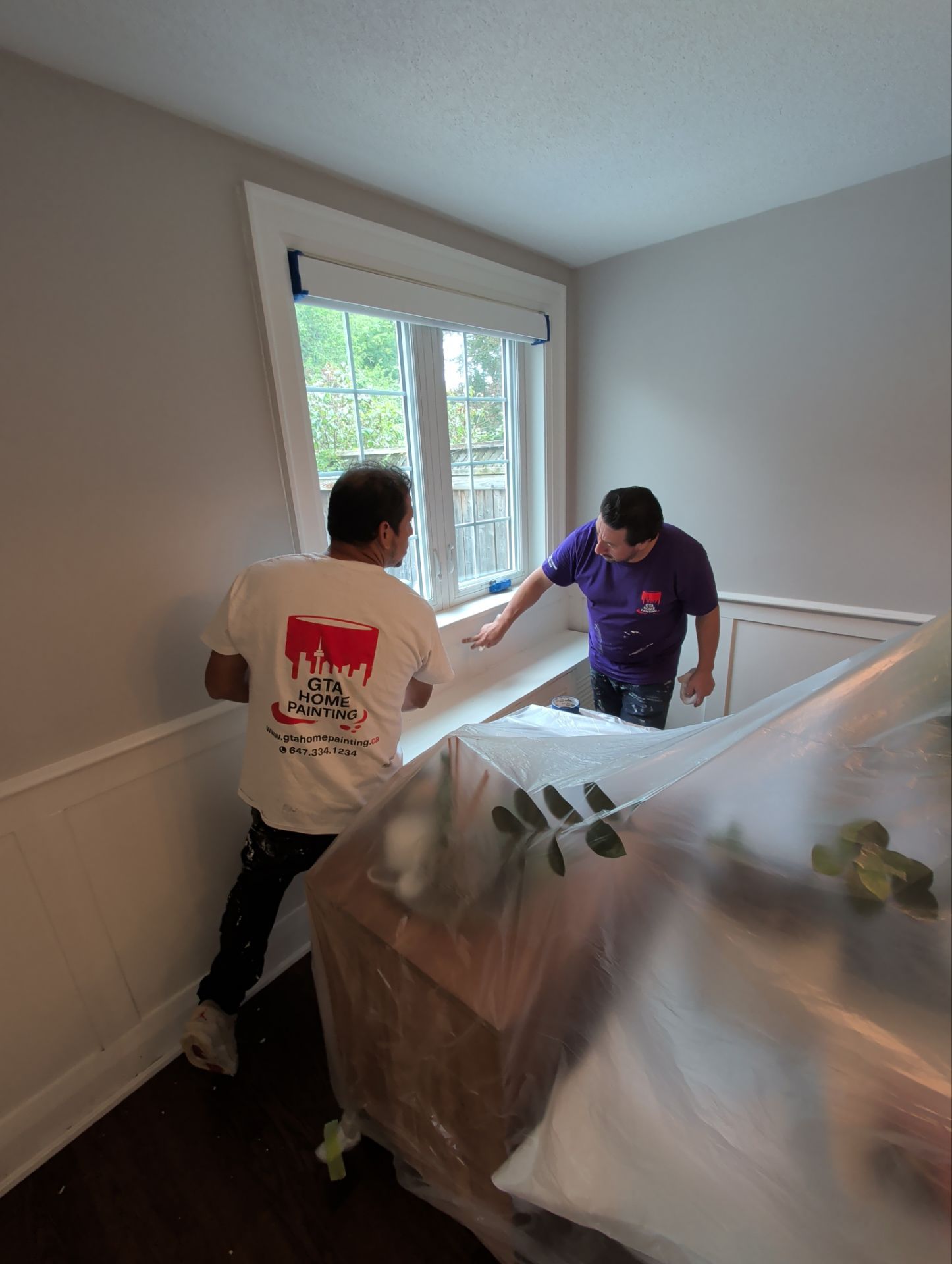 Full Interior Painting and Kitchen Cabinet Refinishing in Toronto by GTA HOME PAINTING
