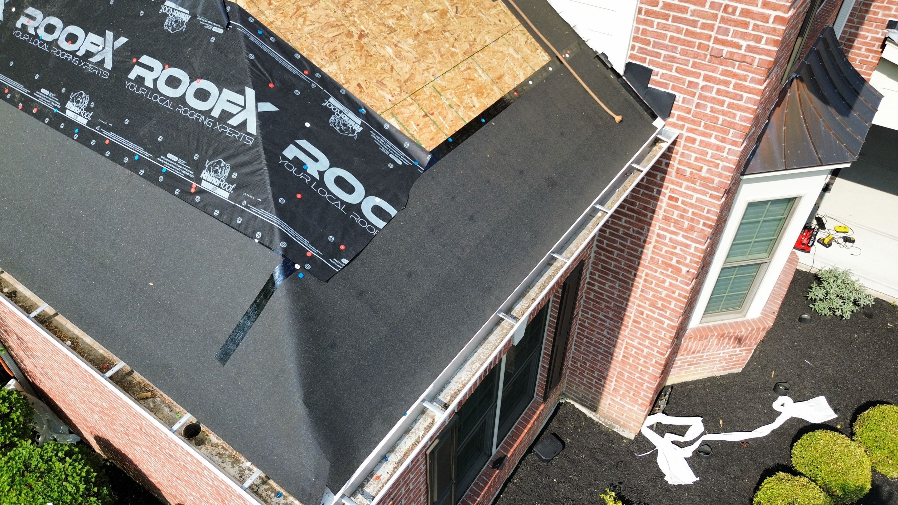 Residential Roofing Installation using Duration Series Shingles - Colonial Slate by RoofX 
