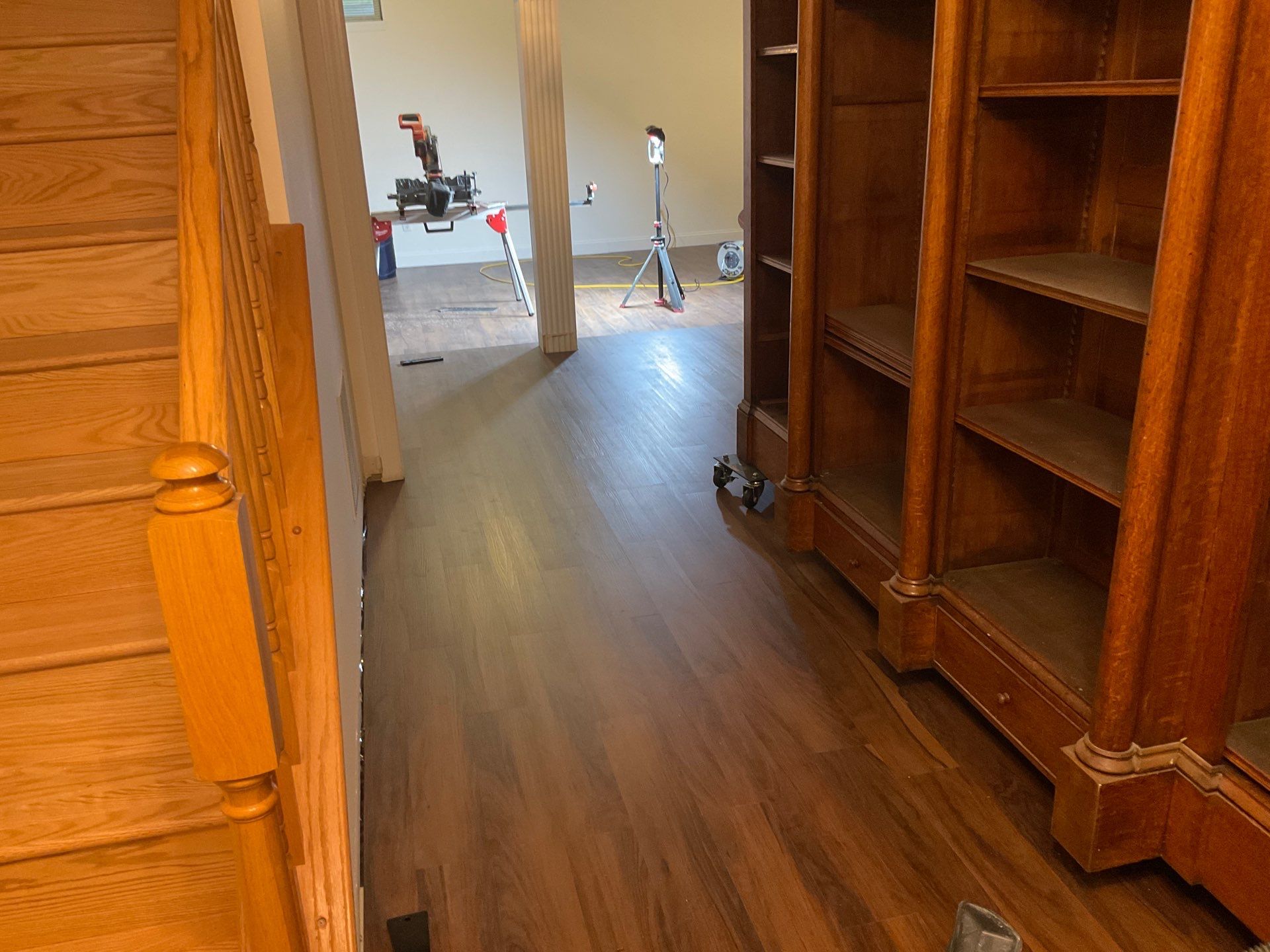 New Gutters, New Floor, New steps, New Paint job by Alpha Design Services