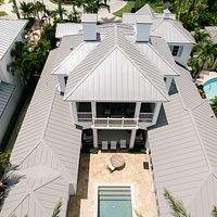 .040 Aluminum 1.5" Mechanical Seam Slate Gray  by Total Roofing System The Metal Roof Experts