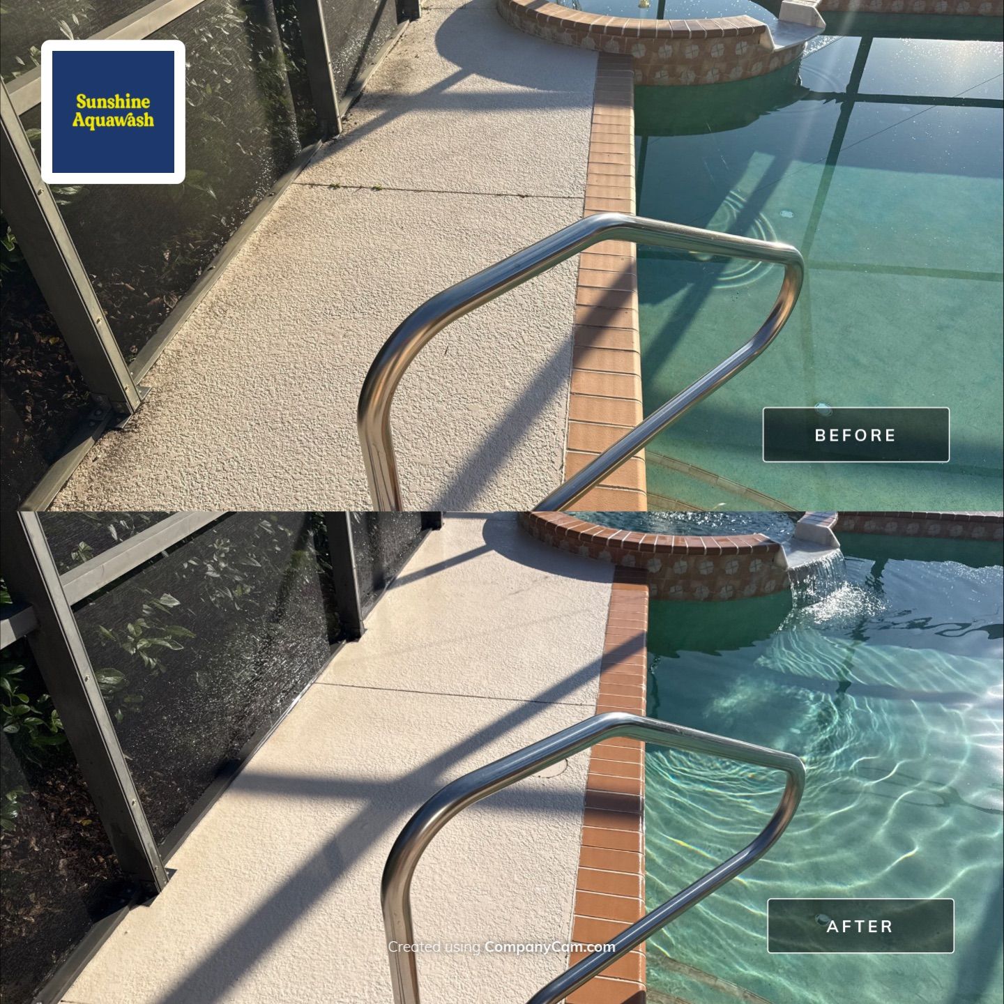 Driveway, Pool Deck & Lanai Cleaning – Heritage Harbour Golf Club, Bradenton, FL by Sunshine AquaWash