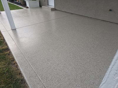 Yakima Patio Refinishing With Stone Marble Hybrid Concrete Coating