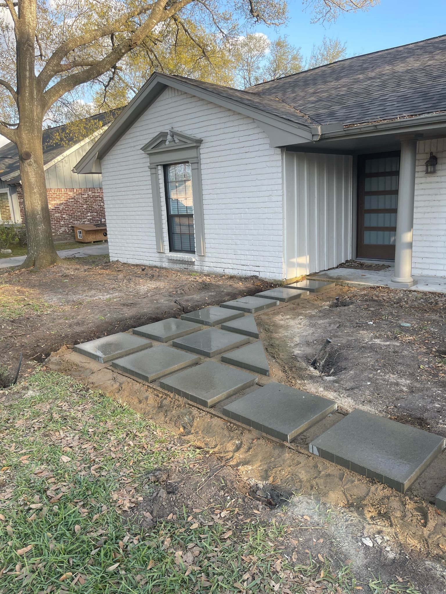 🌿 Jackie’s Outdoor Transformation — Drainage, Flagstone & Full Restoration by Texas Urban Elements