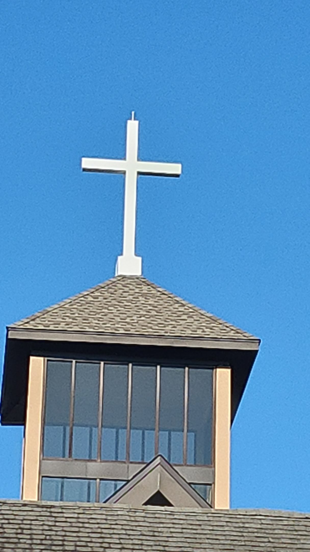 Steeple Cross Repair & Painting ⛪🎨 by Georgia Roof Advisors