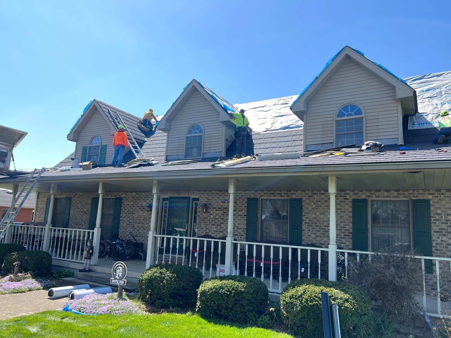 Residential Roofing Repair using Metstar Stone Coated Charcoal by Nitro Roofing and Construction