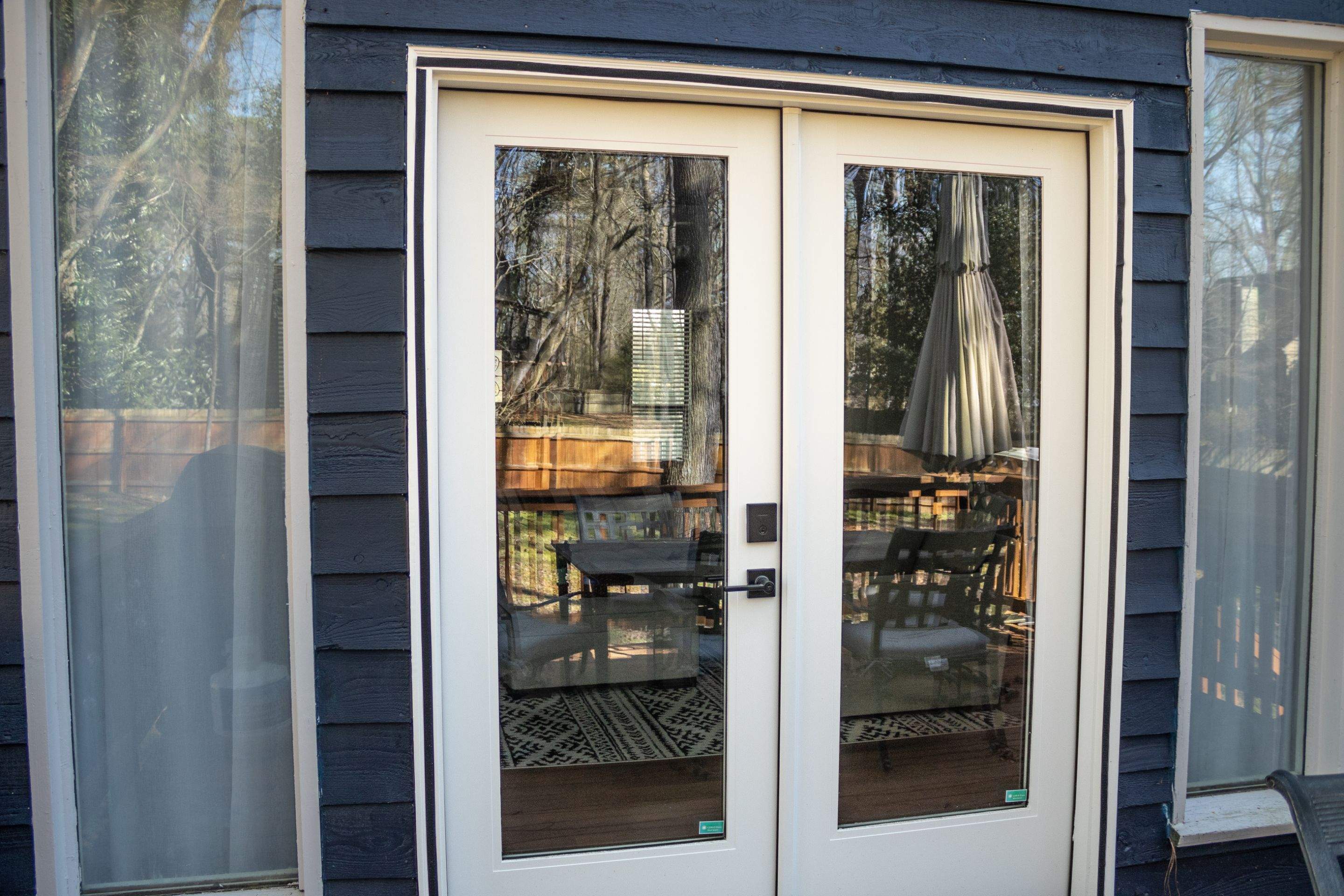 Three Door Installations using Harris Fiberglass Doors by Nelson Exteriors
