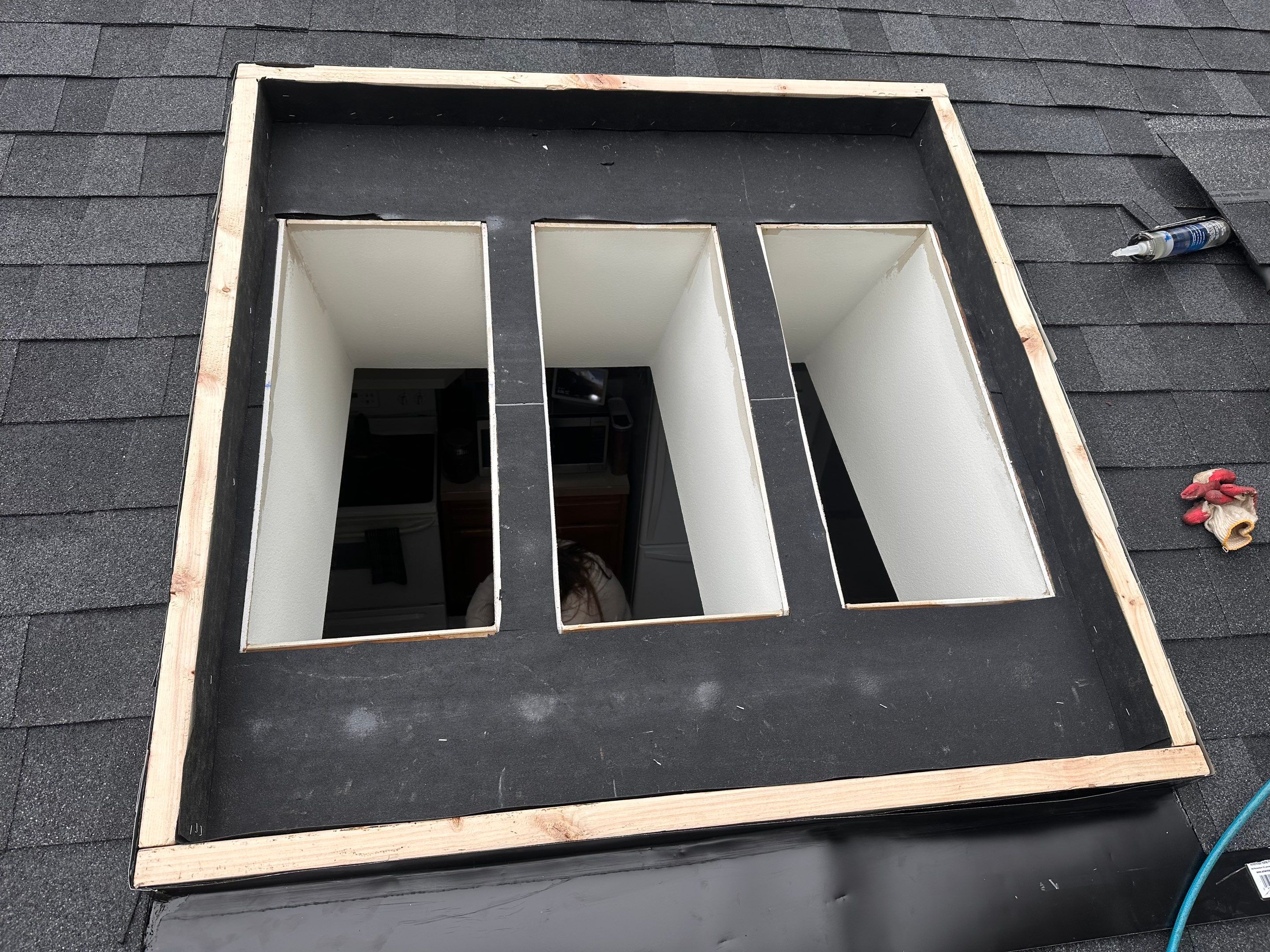 Roof Replacement & Velux Double Bubble Skylight Installation – Madbury, NH by Tall pine roofing