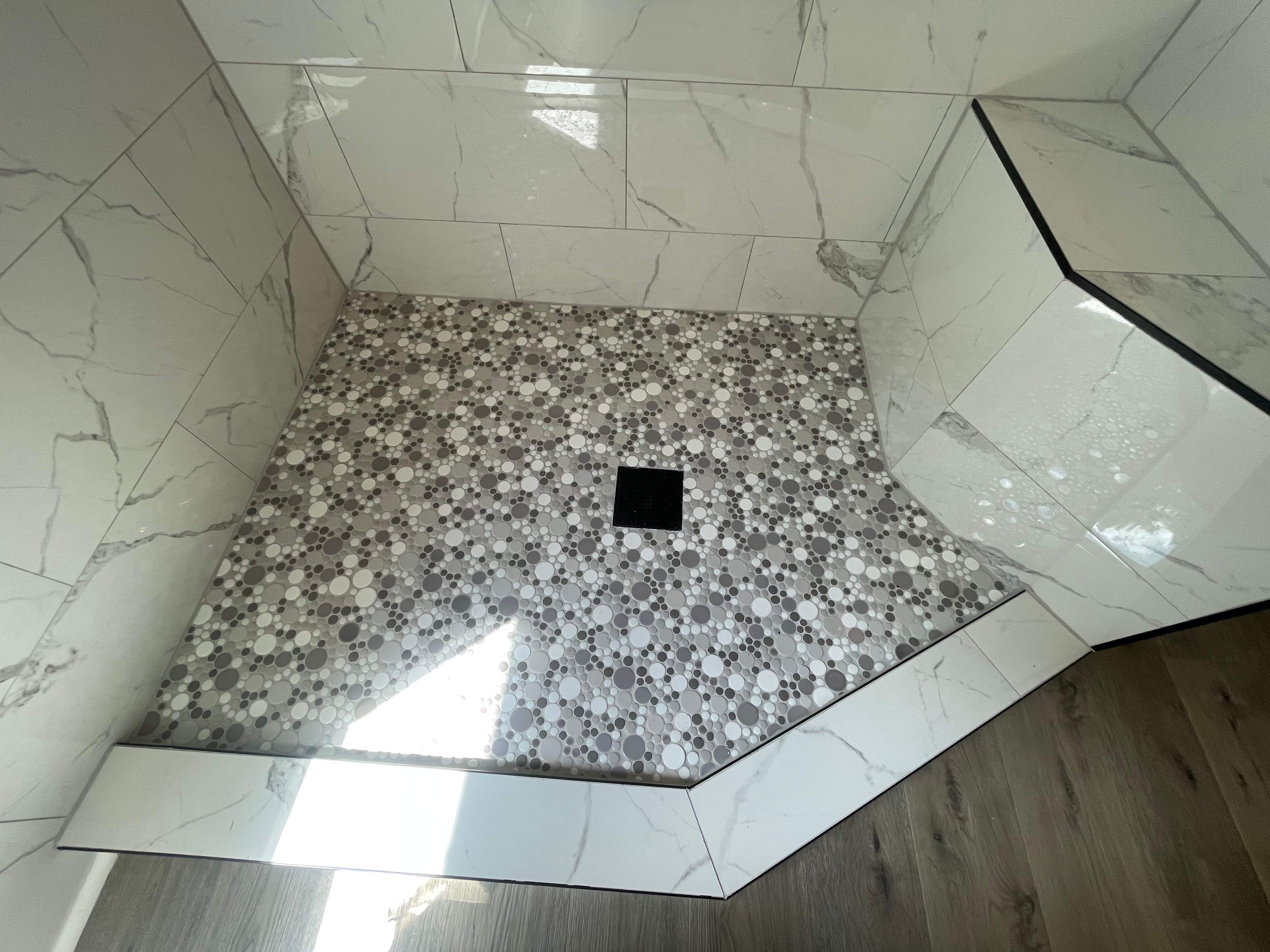 Master bathroom renovation by Prudencio