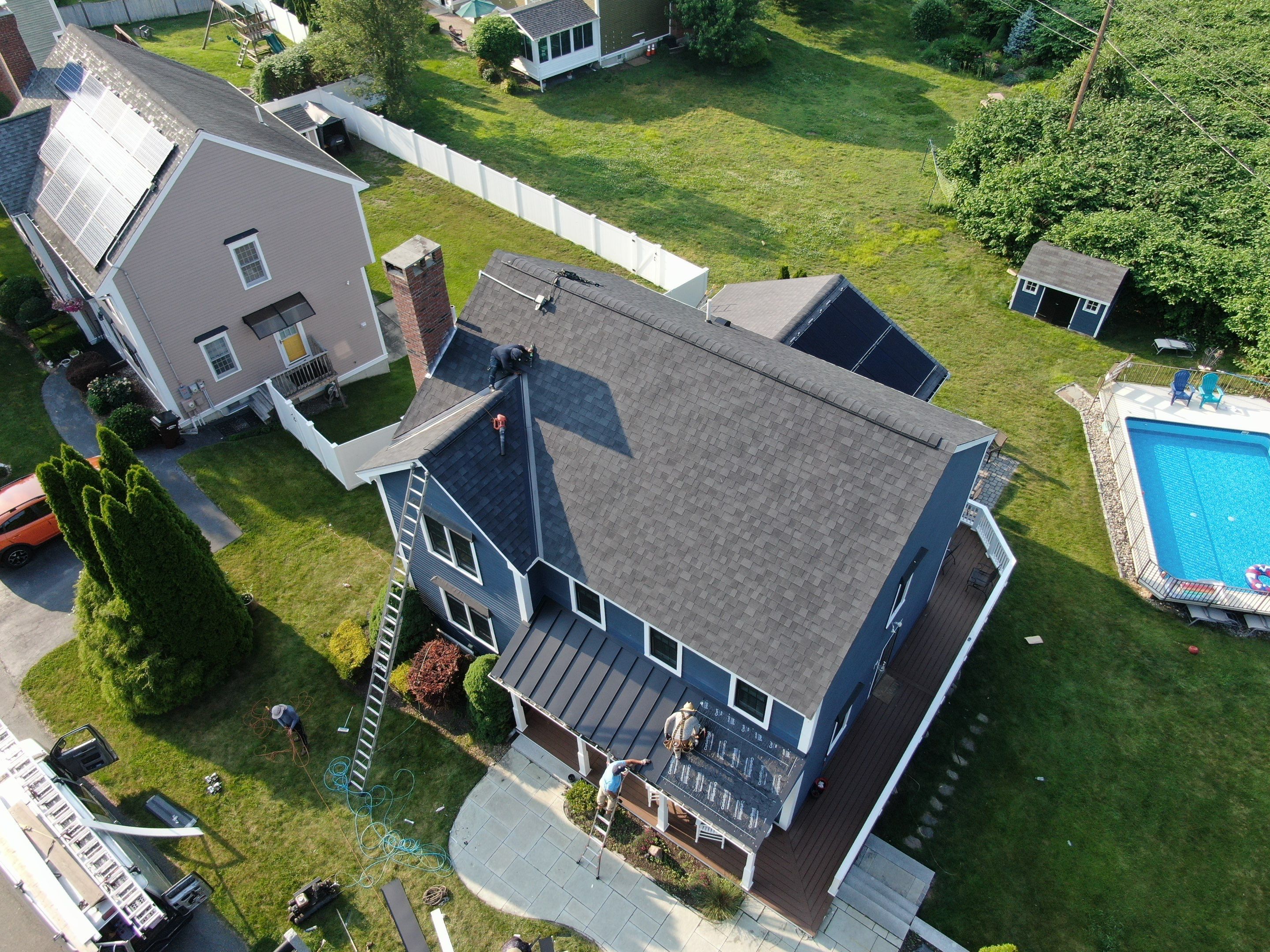 Roof Replacement in Amesbury, MA by Mighty Dog Roofing of Greater Middlesex County